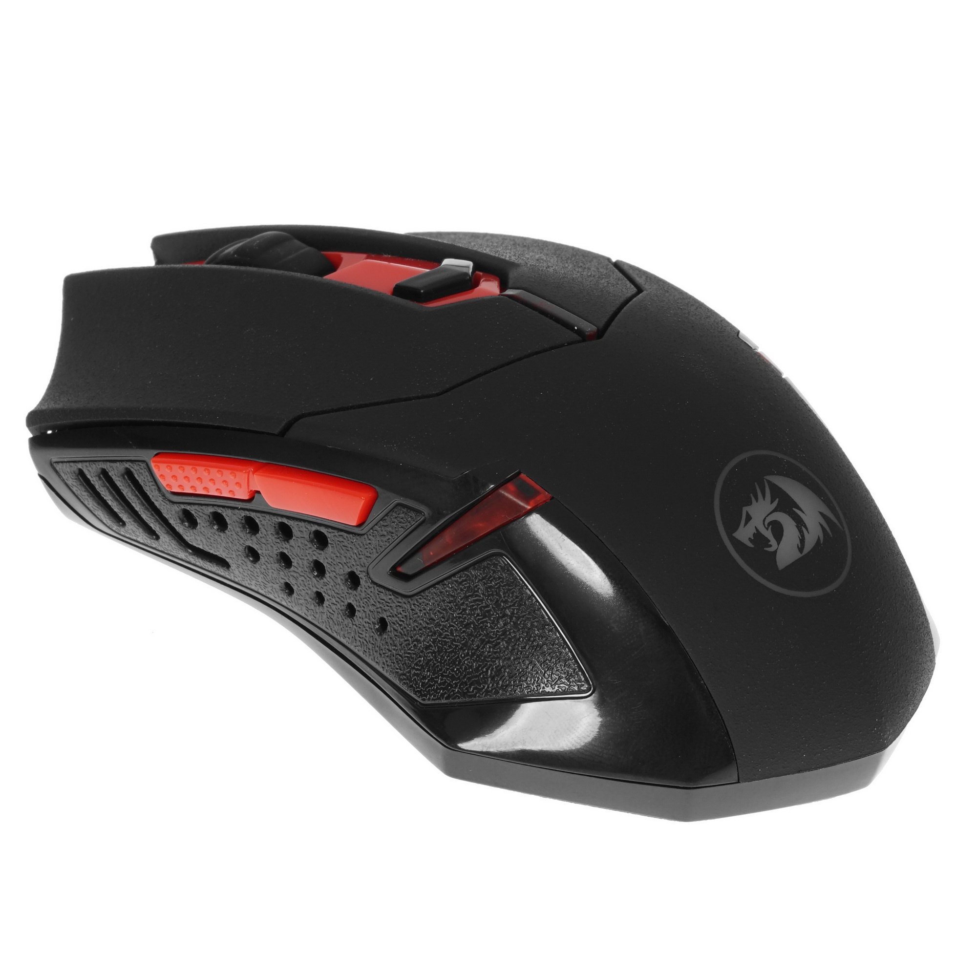 Мышь беспроводная + коврик Defender Redragon M601WL-BA черный, 2400 dpi, радиоканал, USB, кнопки - 6