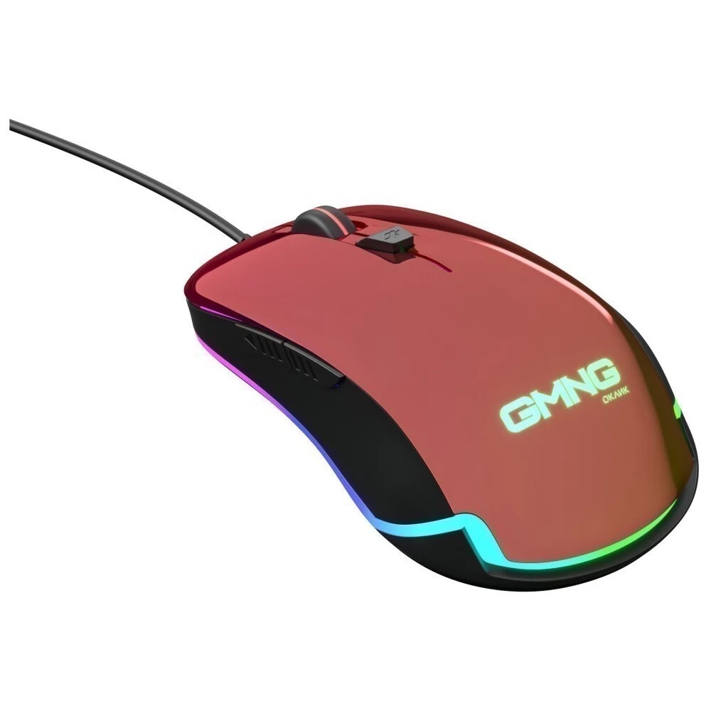 Мышь проводная GMNG 850GM красный, 7200 dpi, USB, кнопки - 6