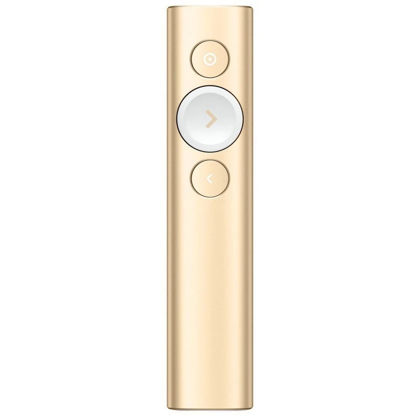 Презентер Logitech Spotlight золотистый, радиоканал, USB, кнопки - 3