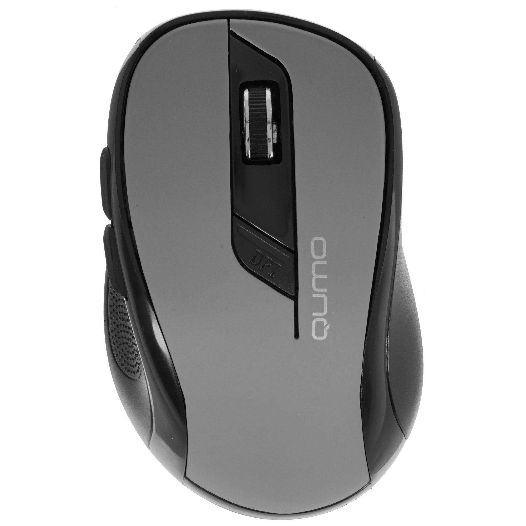 Мышь беспроводная Qumo Office Line M63 серый, 1600 dpi, радиоканал, USB, кнопки - 6