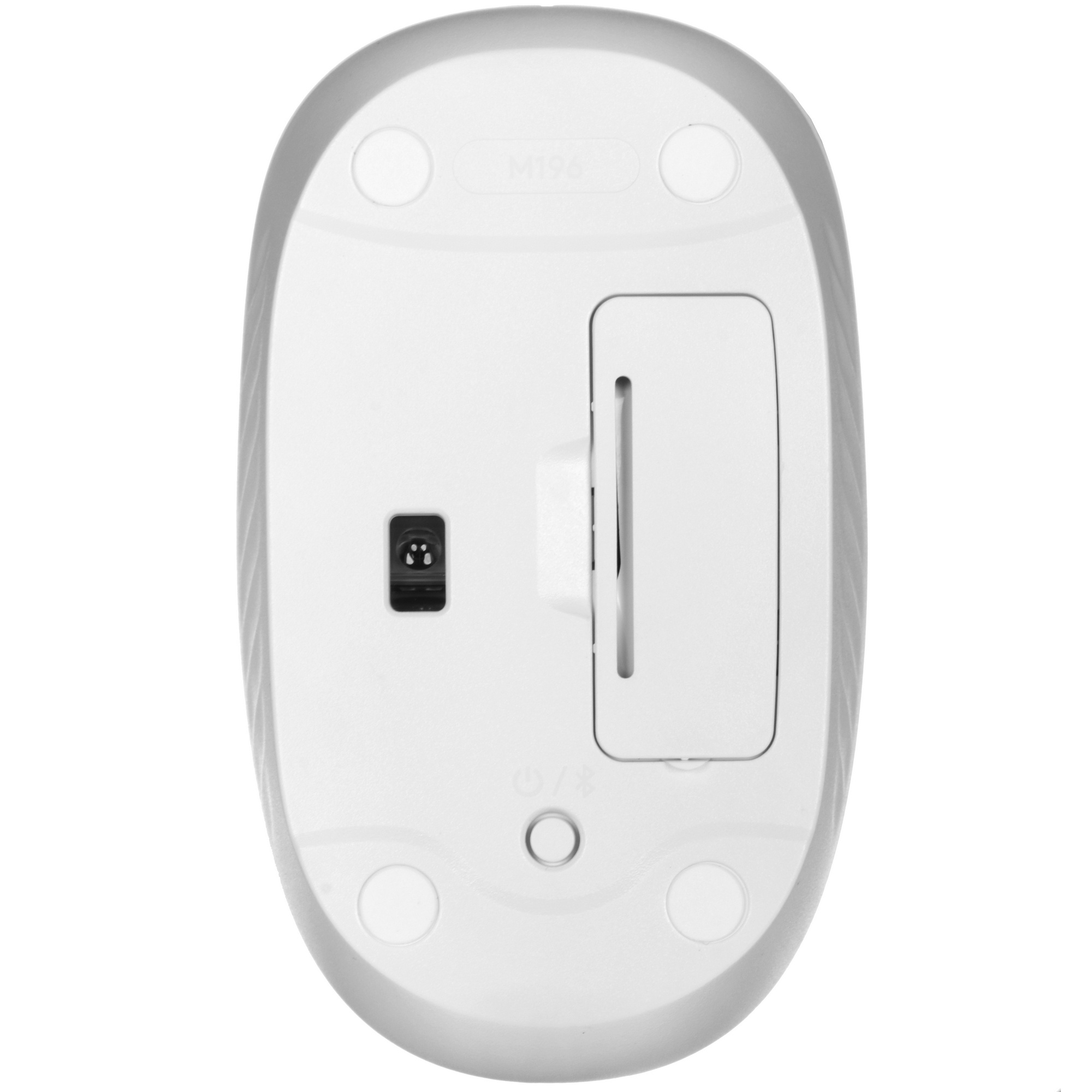 Мышь беспроводная Logitech M196 белый, 1000 dpi, Bluetooth, кнопки - 3