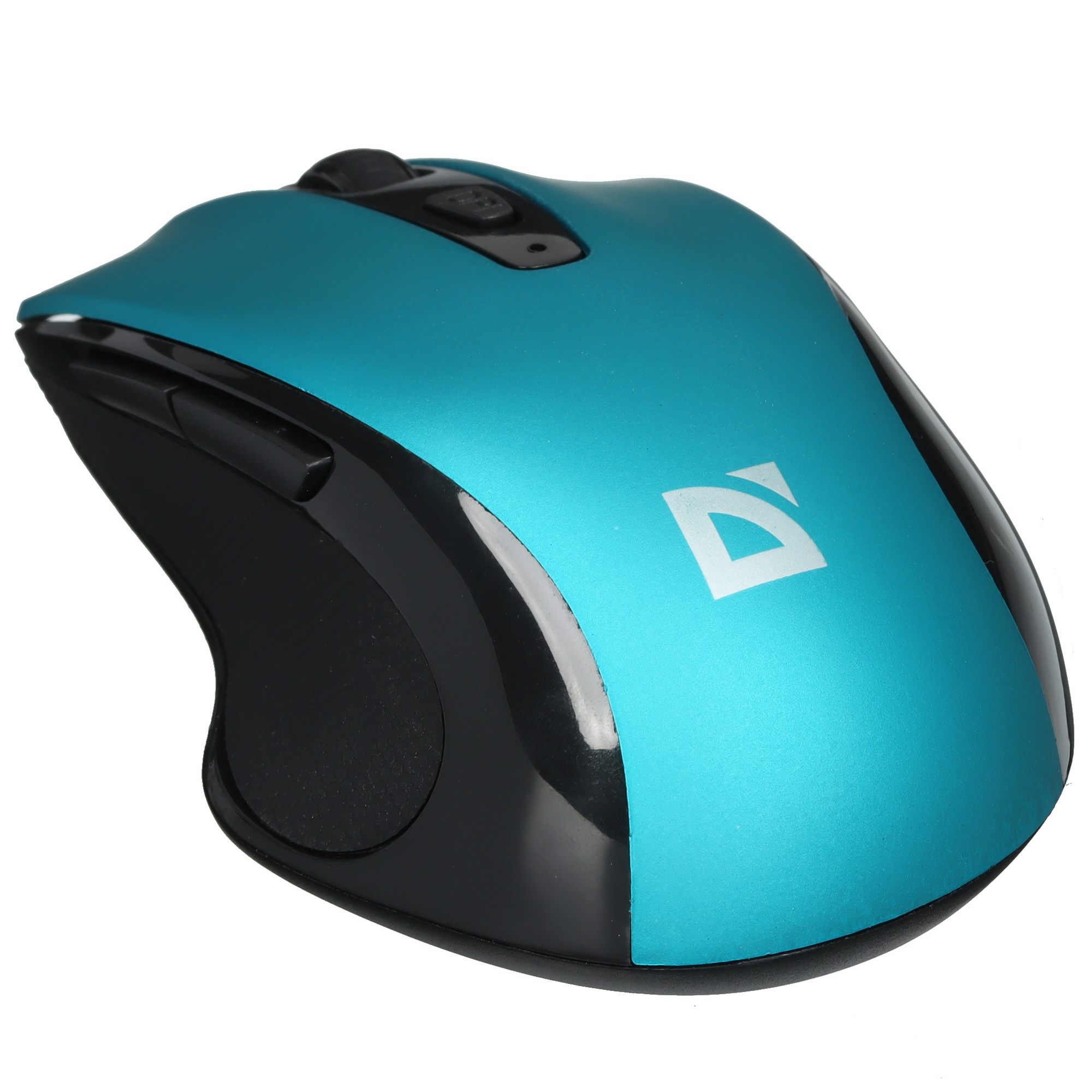 Мышь беспроводная Defender Prime MB-053 бирюзовый, 1600 dpi, радиоканал, USB, кнопки - 6
