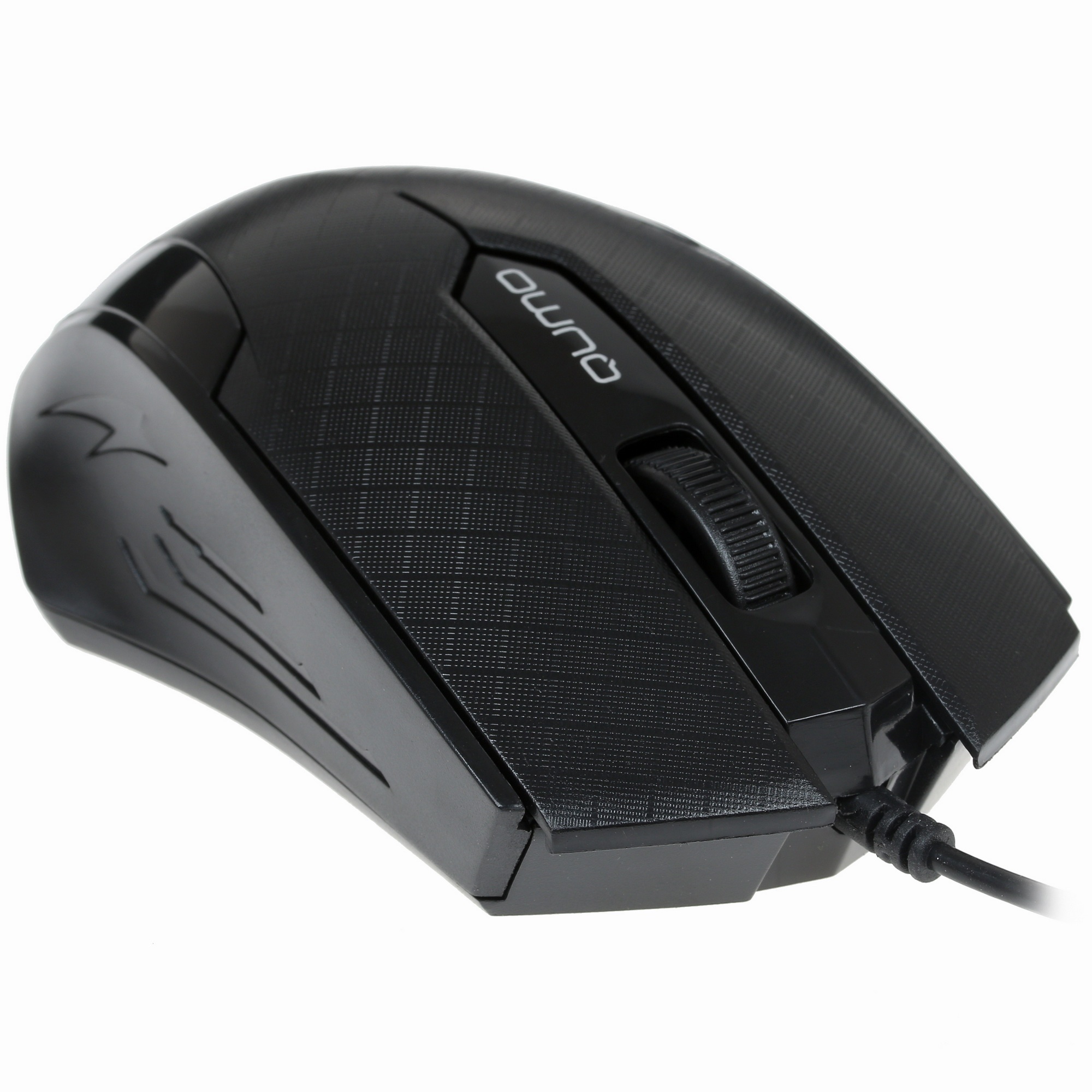 Мышь проводная Qumo Office M14 черный, 1000 dpi, USB, кнопки - 3