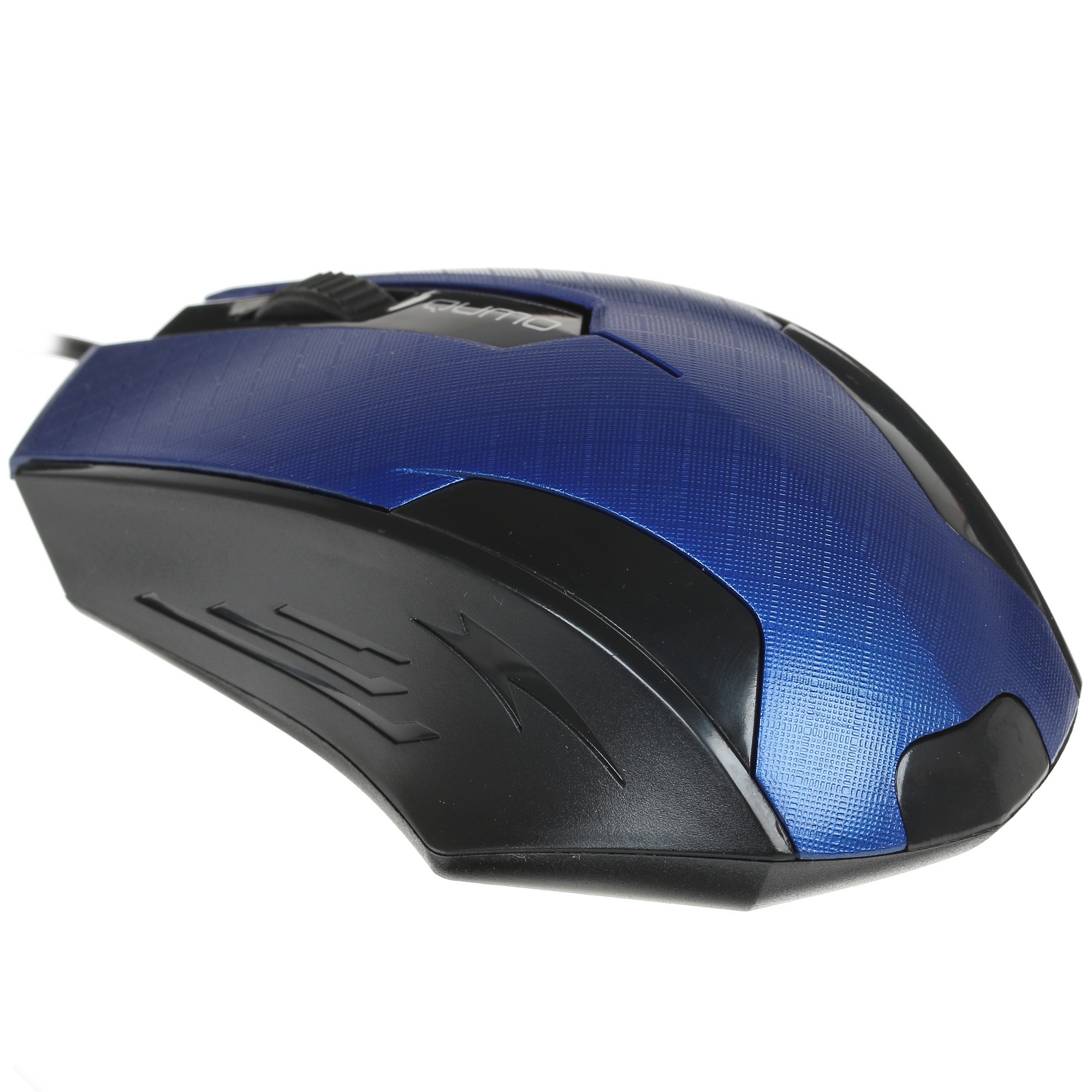 Мышь проводная Qumo Office M14 синий, 1000 dpi, USB, кнопки - 3
