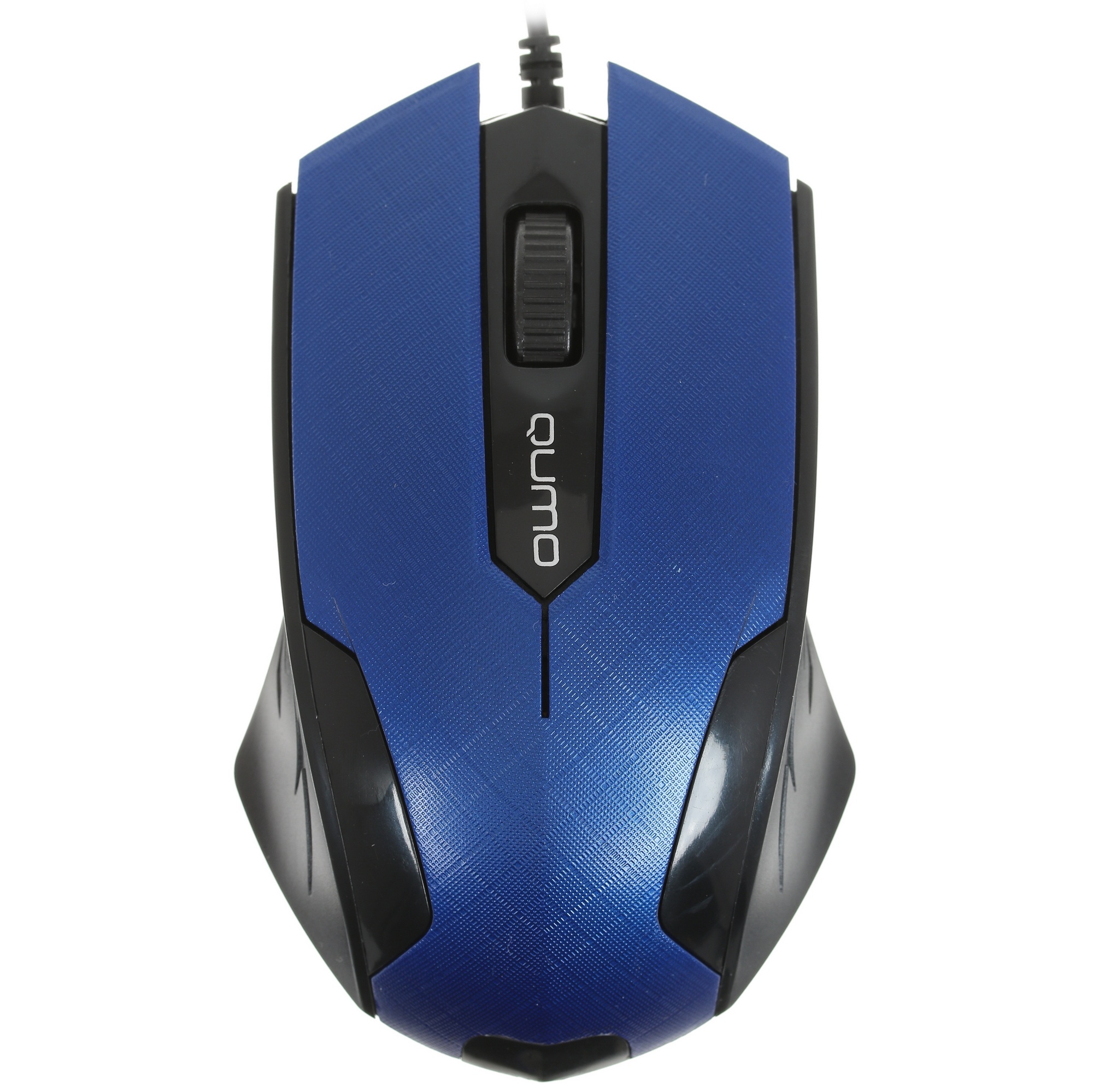 Мышь проводная Qumo Office M14 синий, 1000 dpi, USB, кнопки - 3