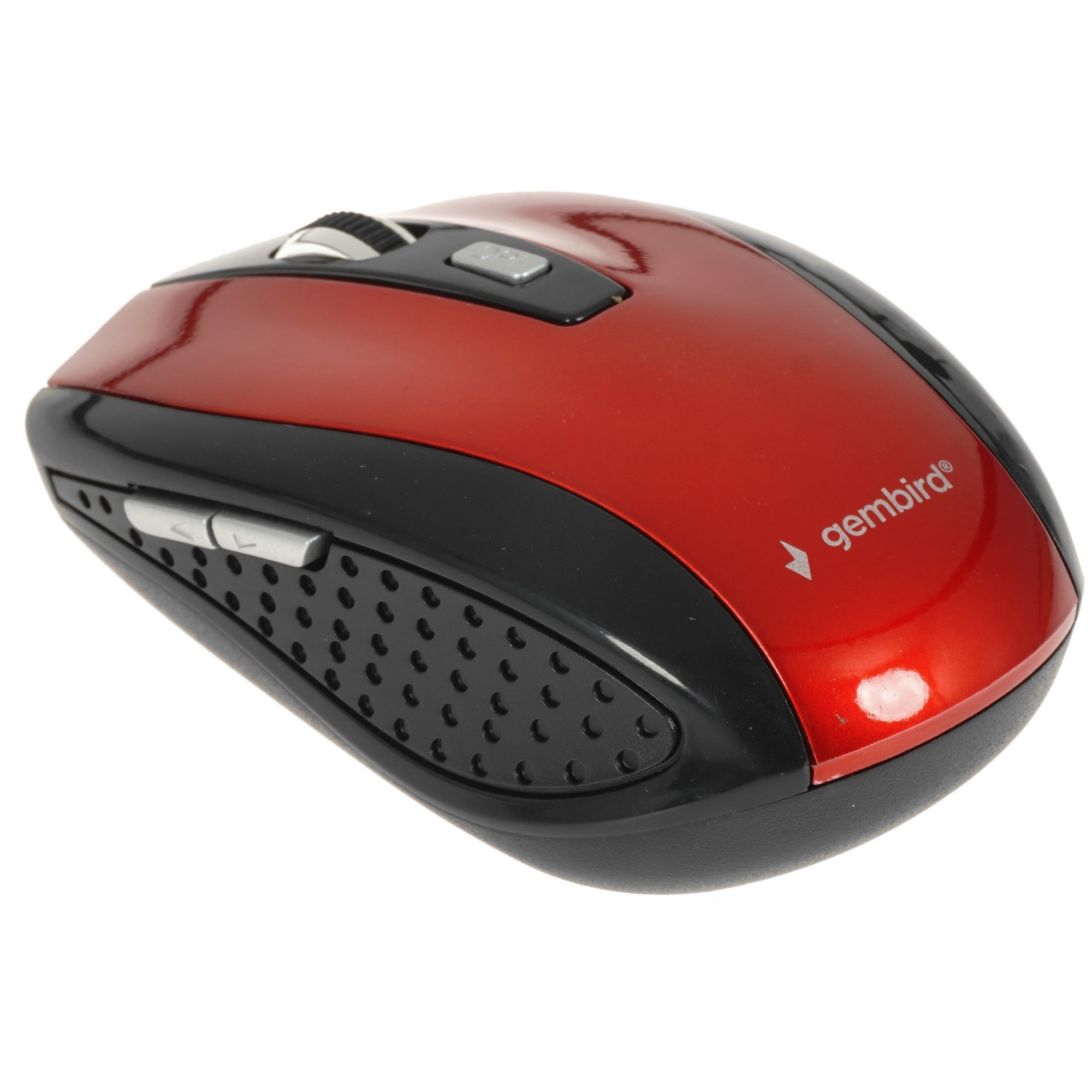 Мышь беспроводная Gembird MUSW-330-3 красный, 2400 dpi, радиоканал, USB, кнопки - 6