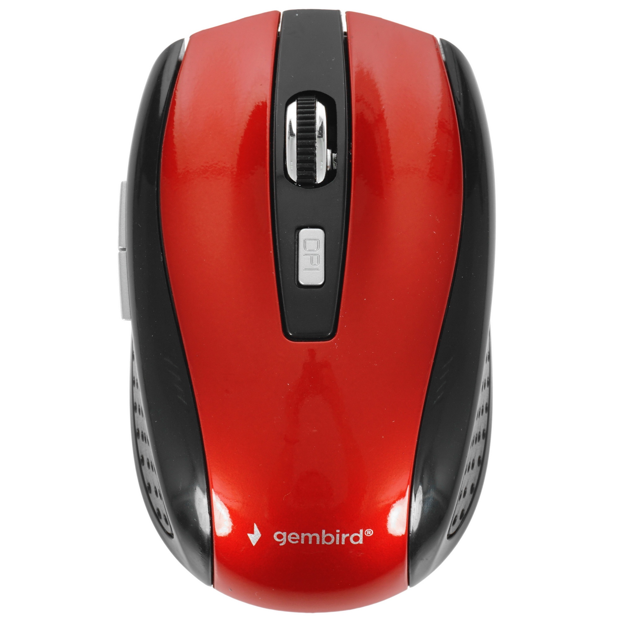 Мышь беспроводная Gembird MUSW-330-3 красный, 2400 dpi, радиоканал, USB, кнопки - 6