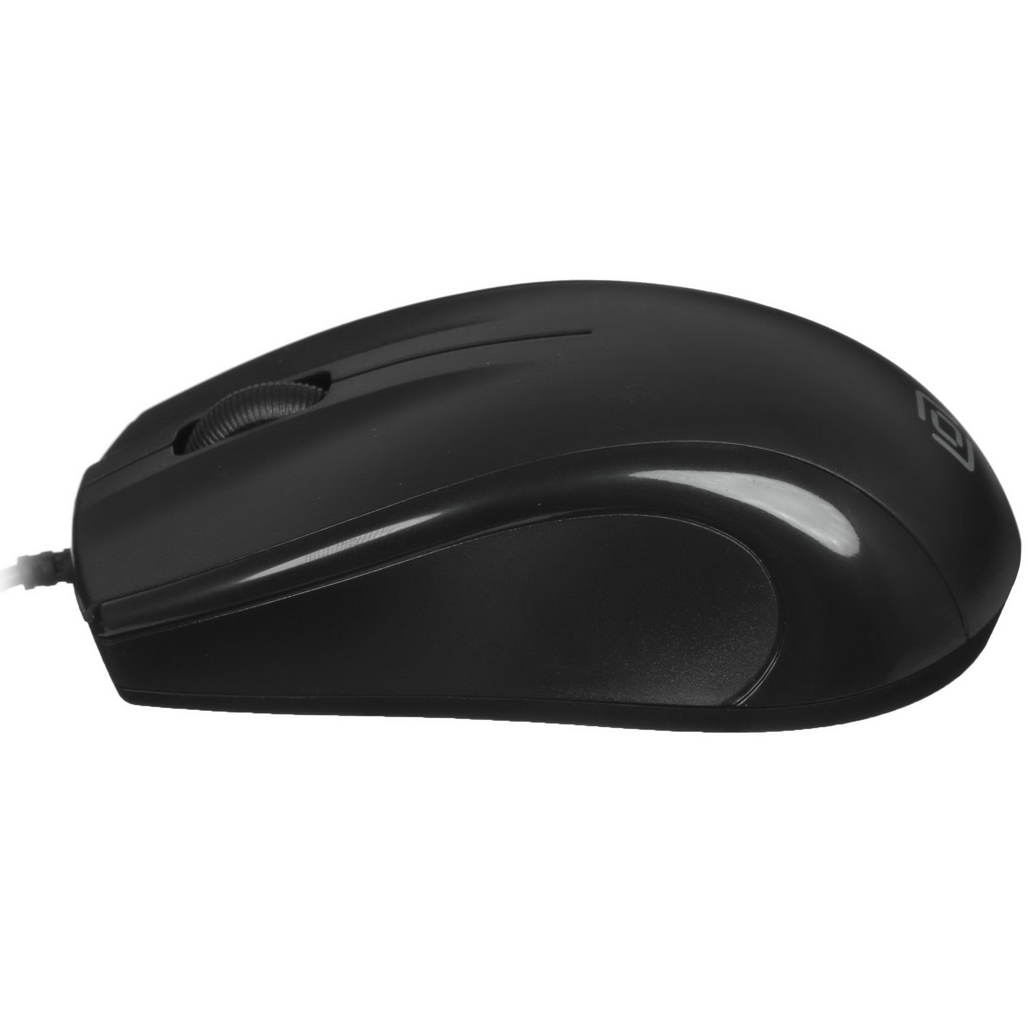 Мышь проводная Oklick 185M черный, 1200 dpi, USB, кнопки - 3