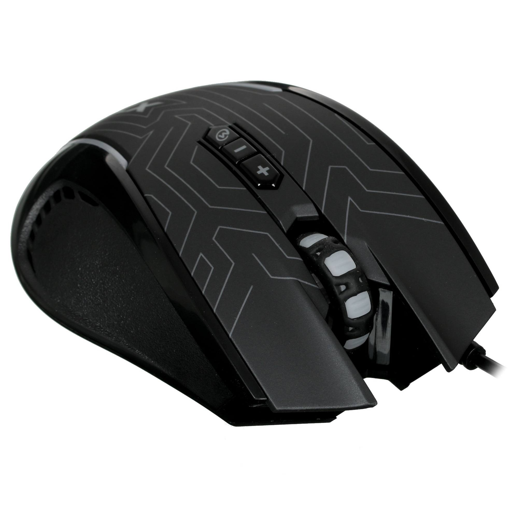 Мышь проводная A4Tech X87 черный, 2400 dpi, USB, кнопки - 8