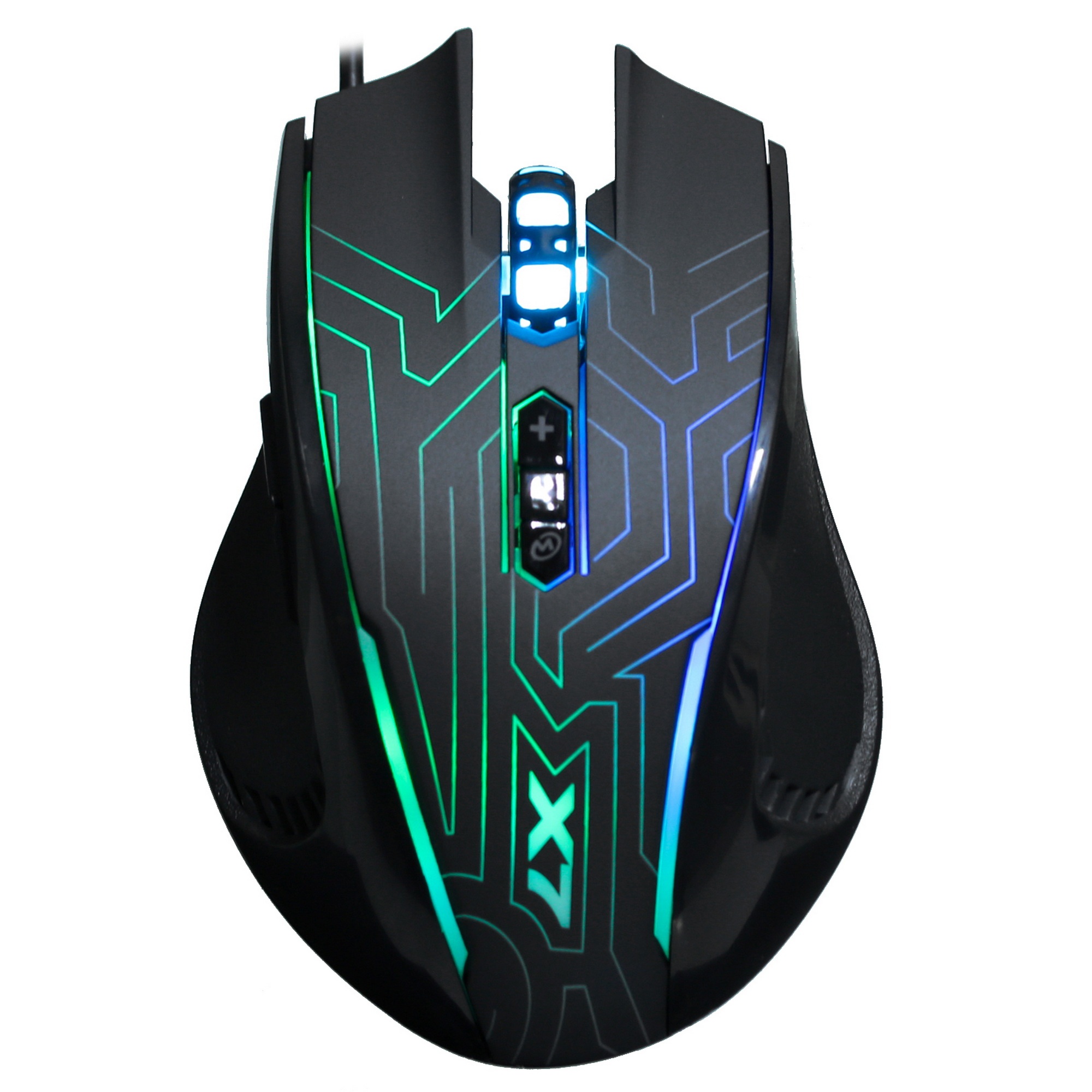 Мышь проводная A4Tech X87 черный, 2400 dpi, USB, кнопки - 8