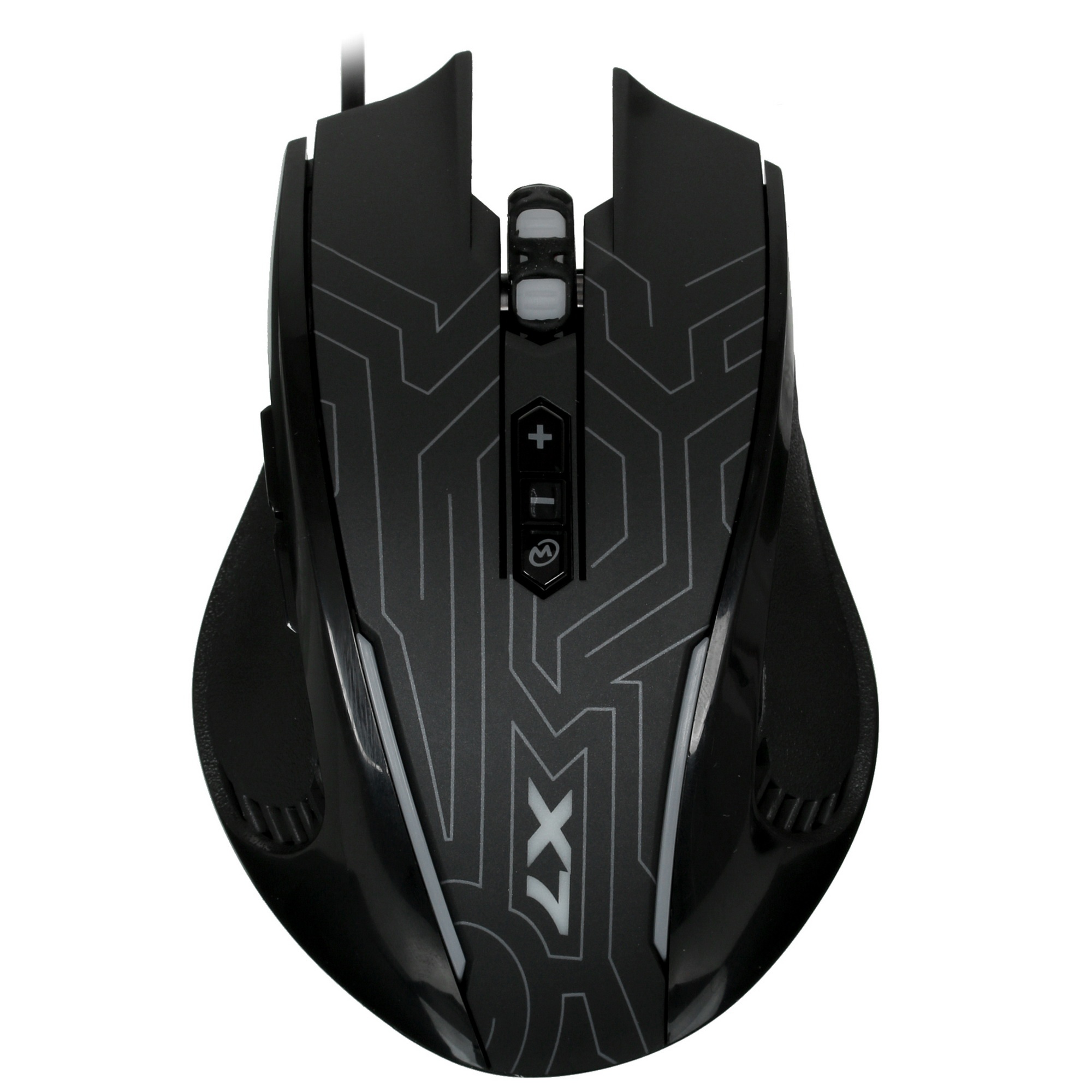 Мышь проводная A4Tech X87 черный, 2400 dpi, USB, кнопки - 8