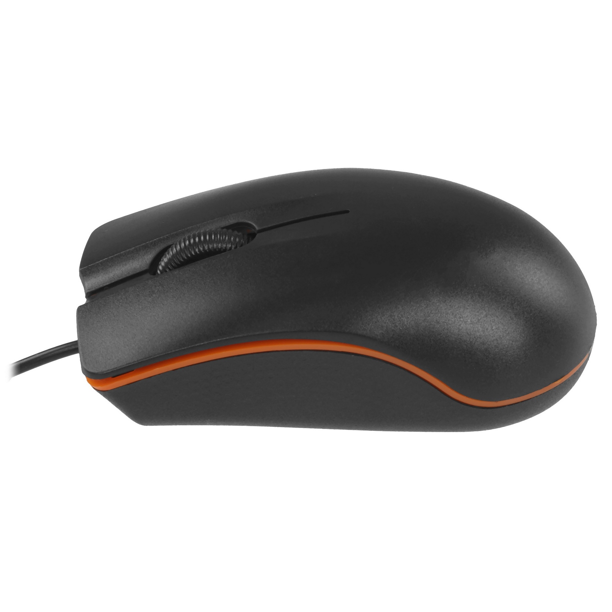 Мышь проводная Qumo Practic Office M90 черный, 1000 dpi, USB, кнопки - 3