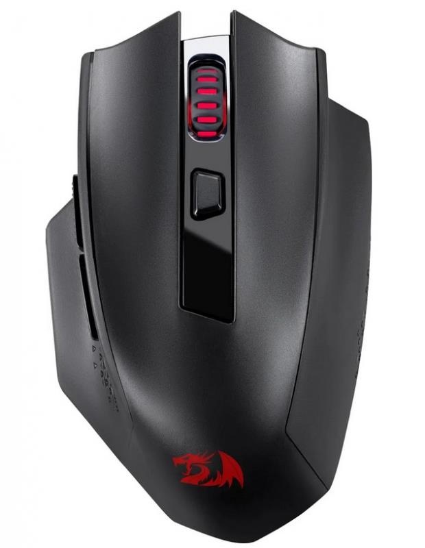 Мышь беспроводная Defender Redragon Woki черный, 26000 dpi, радиоканал, Bluetooth, USB, кнопки - 6