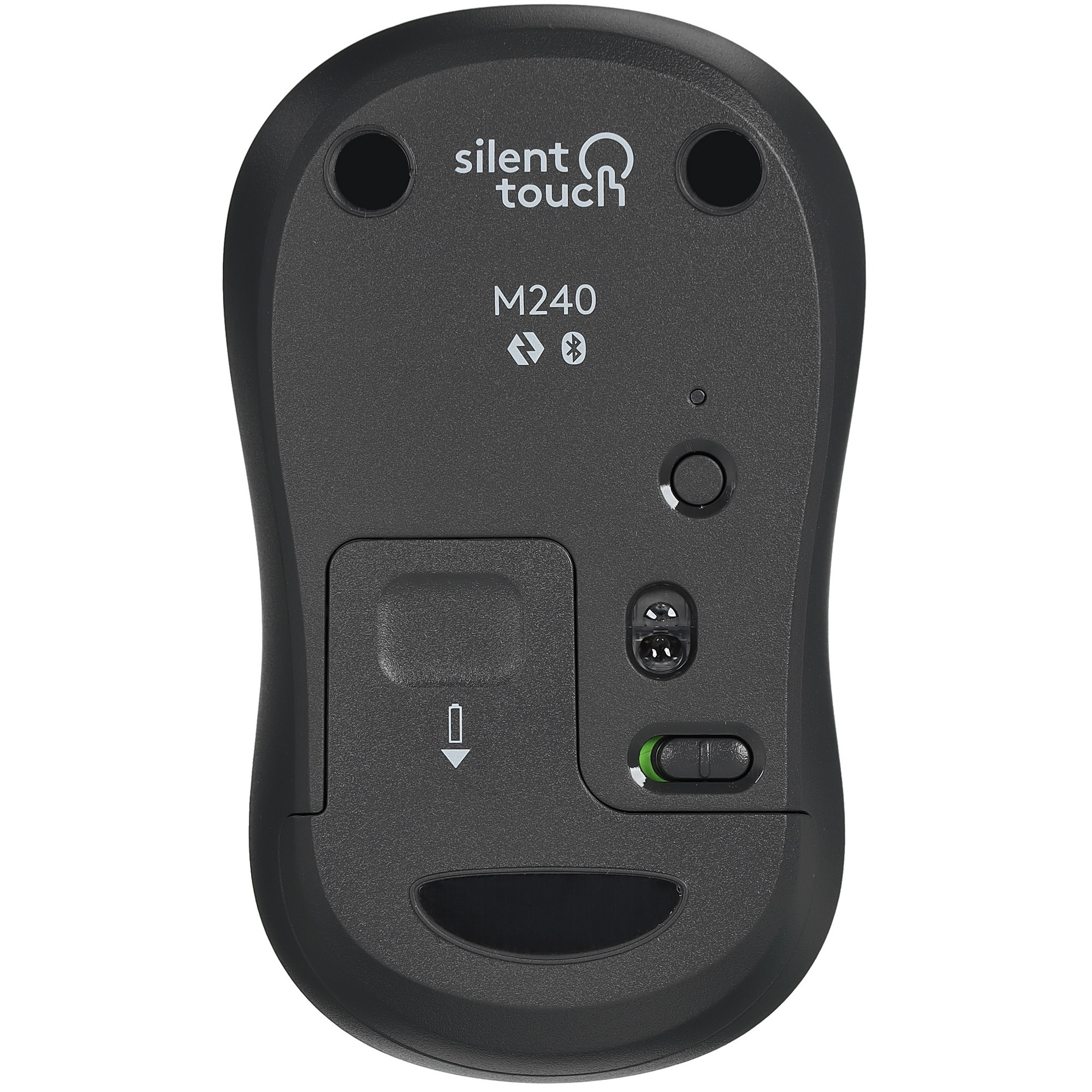 Мышь беспроводная Logitech M240 SILENT графитовый, 4000 dpi, Bluetooth, кнопки - 3