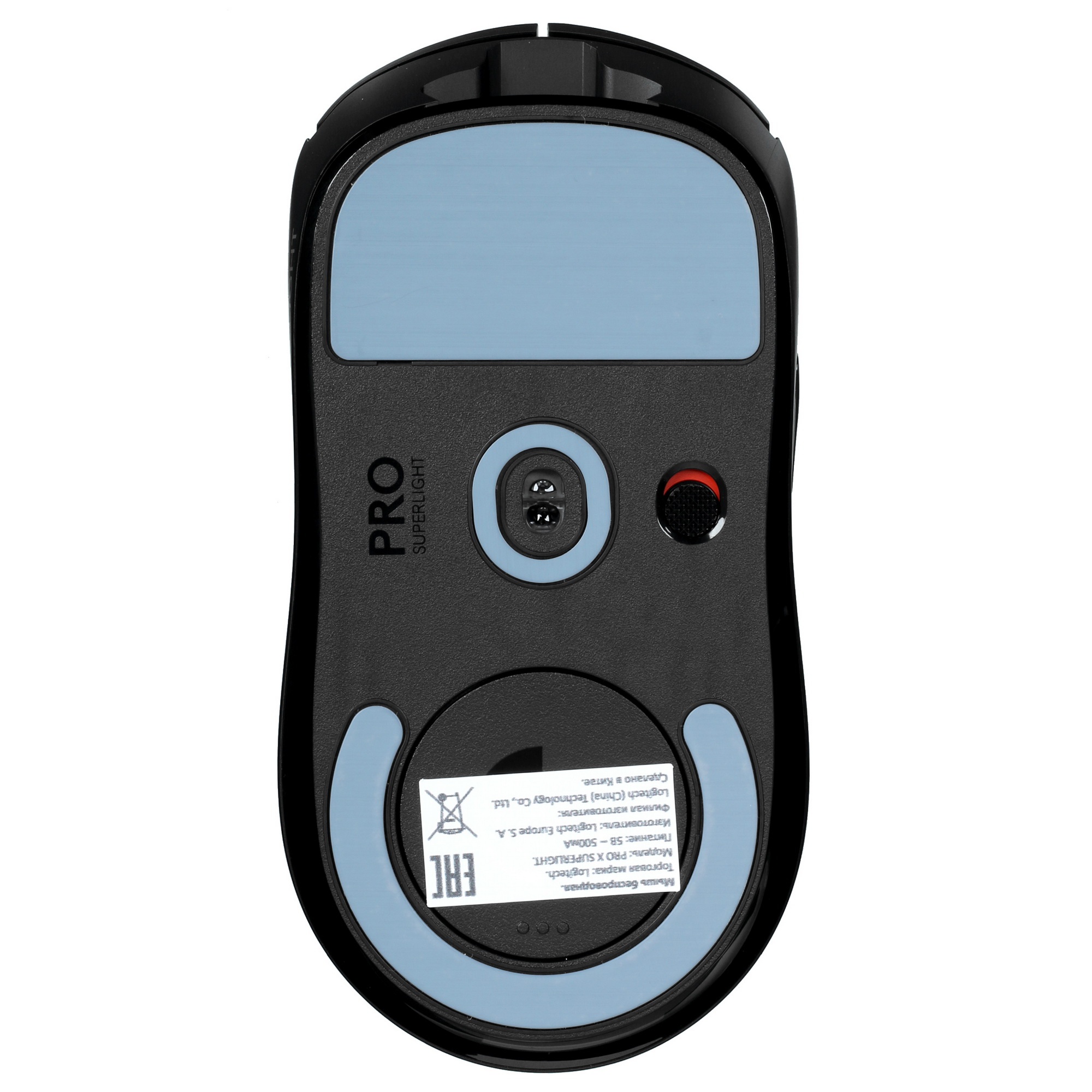 Мышь беспроводная Logitech G PRO X SUPERLIGHT черный, 25600 dpi, радиоканал, USB, кнопки - 5