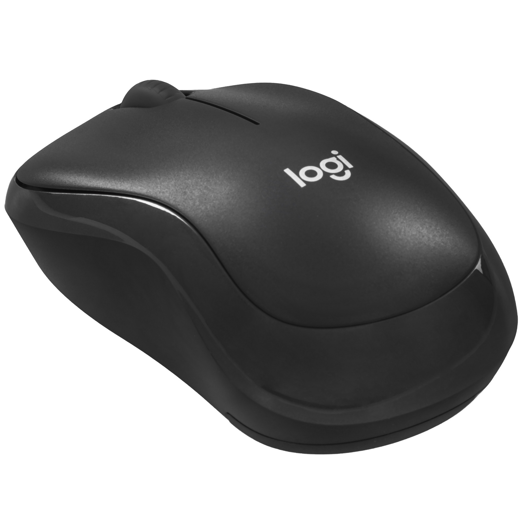Мышь беспроводная Logitech B175 черный, 1000 dpi, радиоканал, USB, кнопки - 3