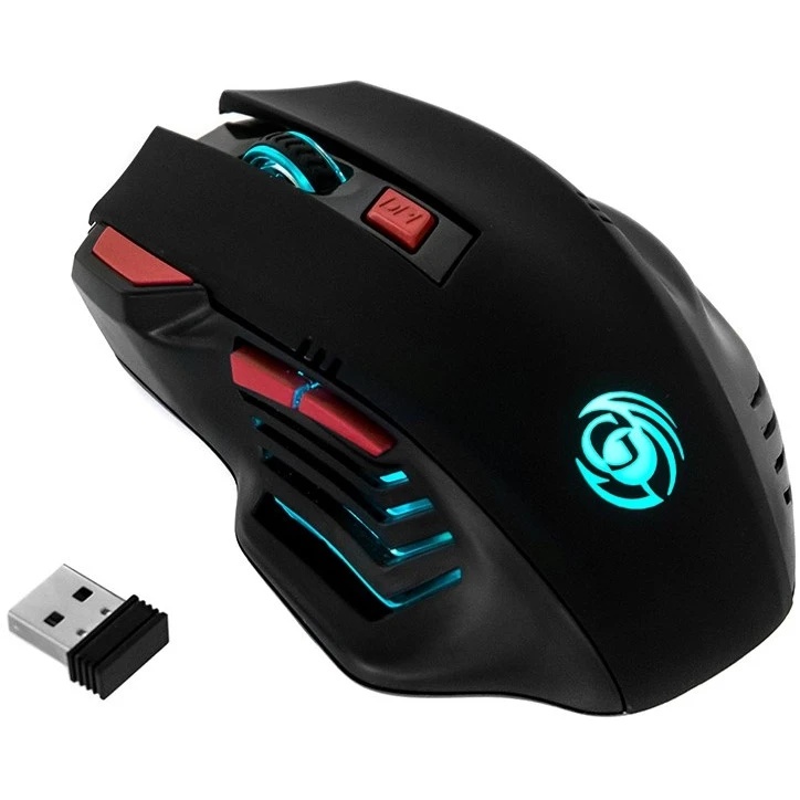 Мышь беспроводная Dialog Gan-Kata MRGK-14UR черный, 1600 dpi, радиоканал, USB, кнопки - 6