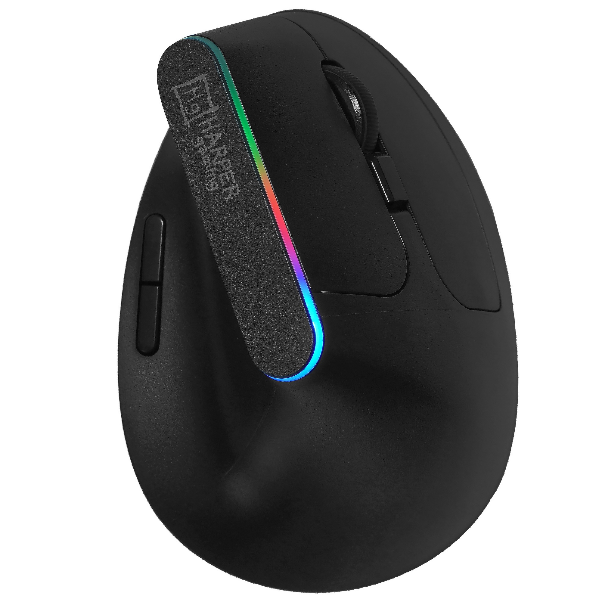Мышь беспроводная Harper Gaming WGM-07 черный, 4000 dpi, радиоканал, Bluetooth, USB, кнопки - 6