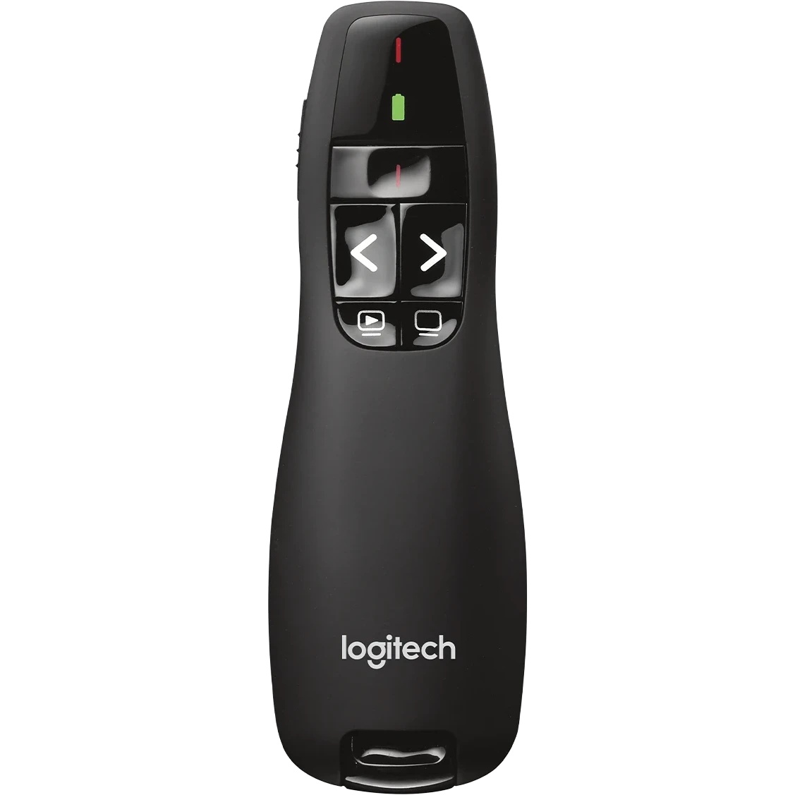 Презентер Logitech R400 черный, радиоканал, USB, кнопки - 5