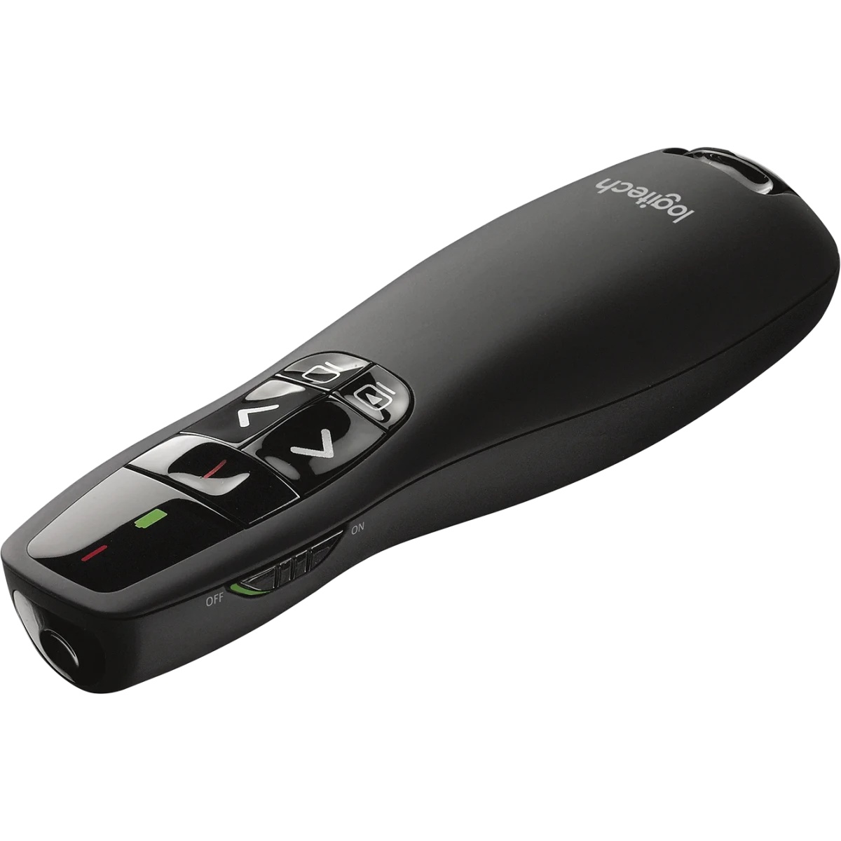 Презентер Logitech R400 черный, радиоканал, USB, кнопки - 5