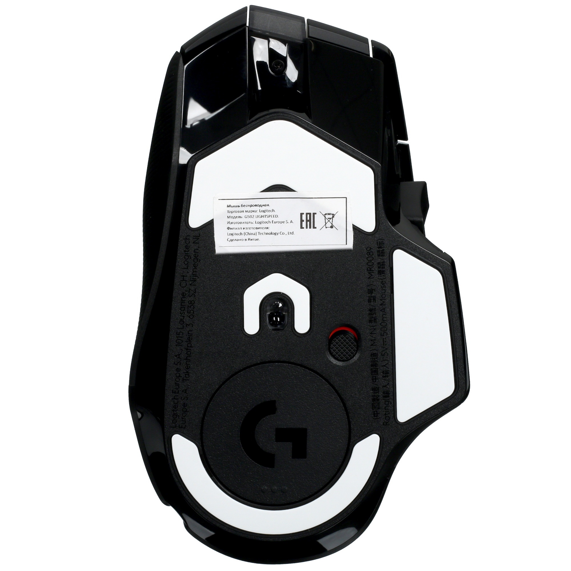 Мышь беспроводная Logitech G502 X LIGHTSPEED черный, 25600 dpi, радиоканал, USB, кнопки - 13
