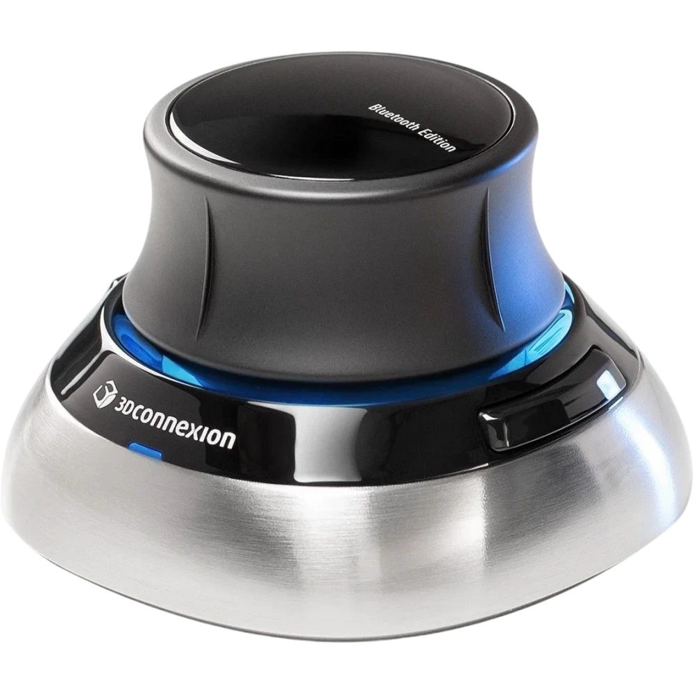 Мышь беспроводная 3DConnexion SpaceMouse Wireless (3DX-700115) черный/серебристый, радиоканал, Bluet