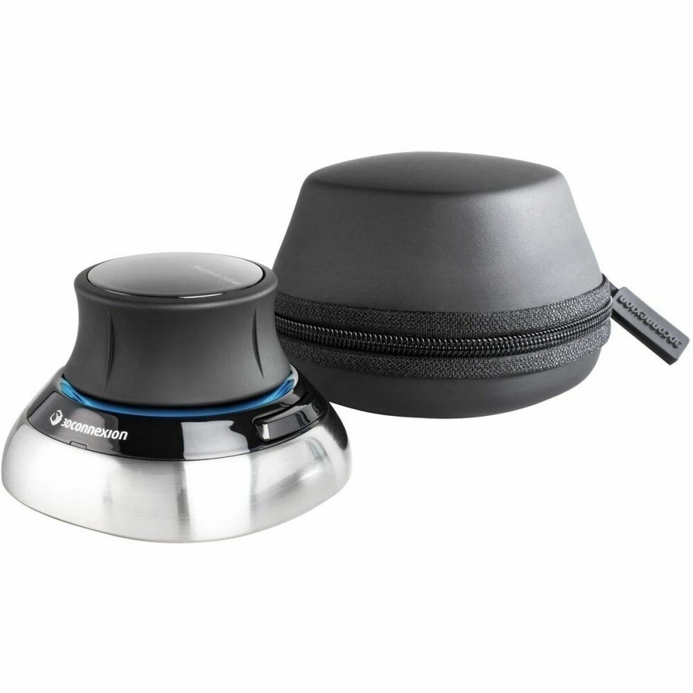 Мышь беспроводная 3DConnexion SpaceMouse Wireless (3DX-700115) черный/серебристый, радиоканал, Bluet