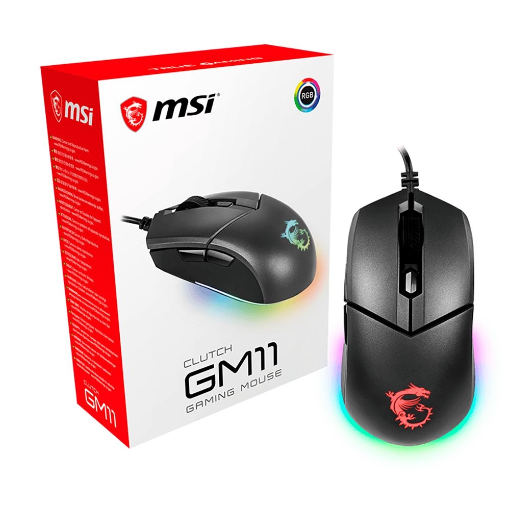 Мышка USB OPTICAL GAMING CLUTCH GM11 MSI