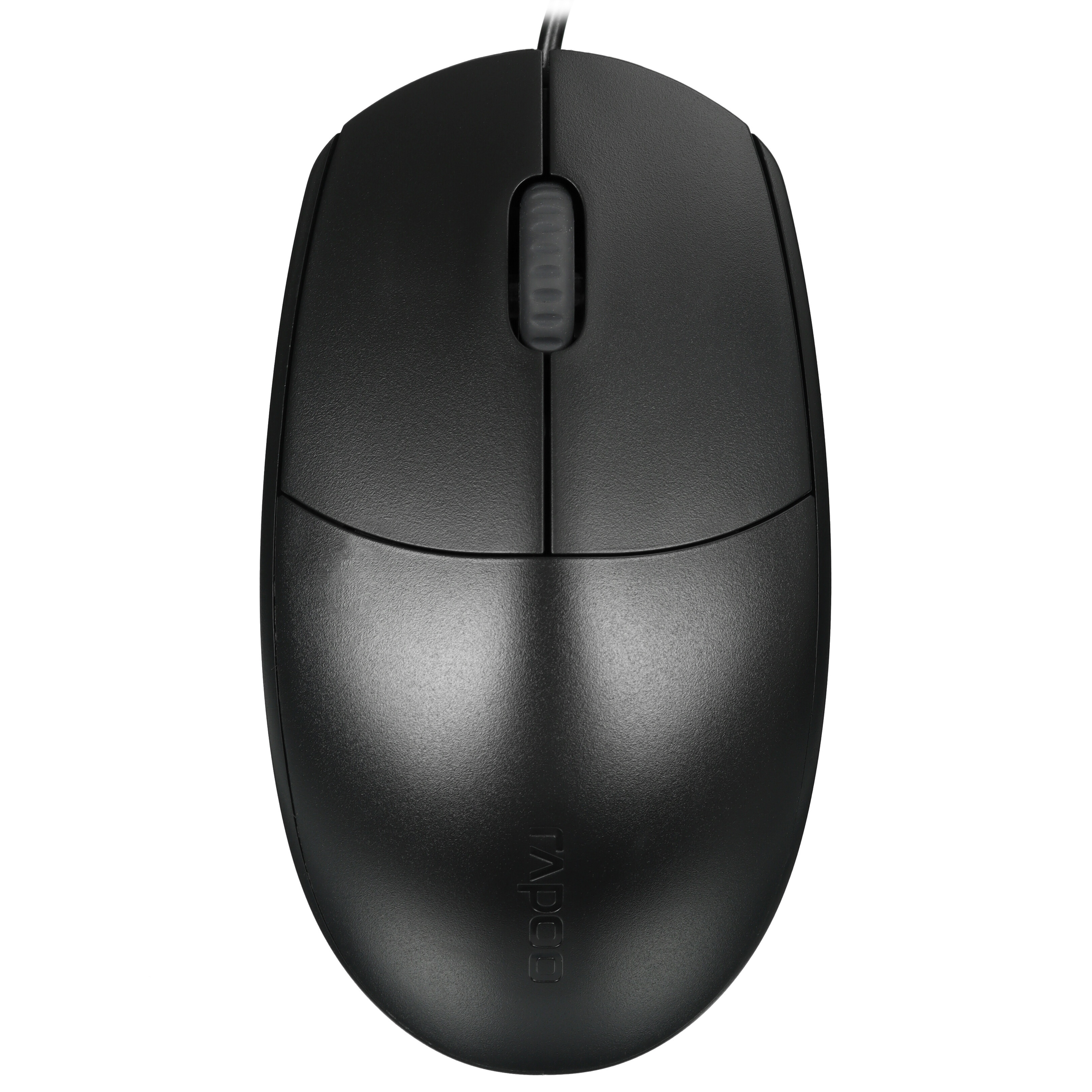 Мышь проводная Rapoo N100 черный, 1600 dpi, USB, кнопки - 3
