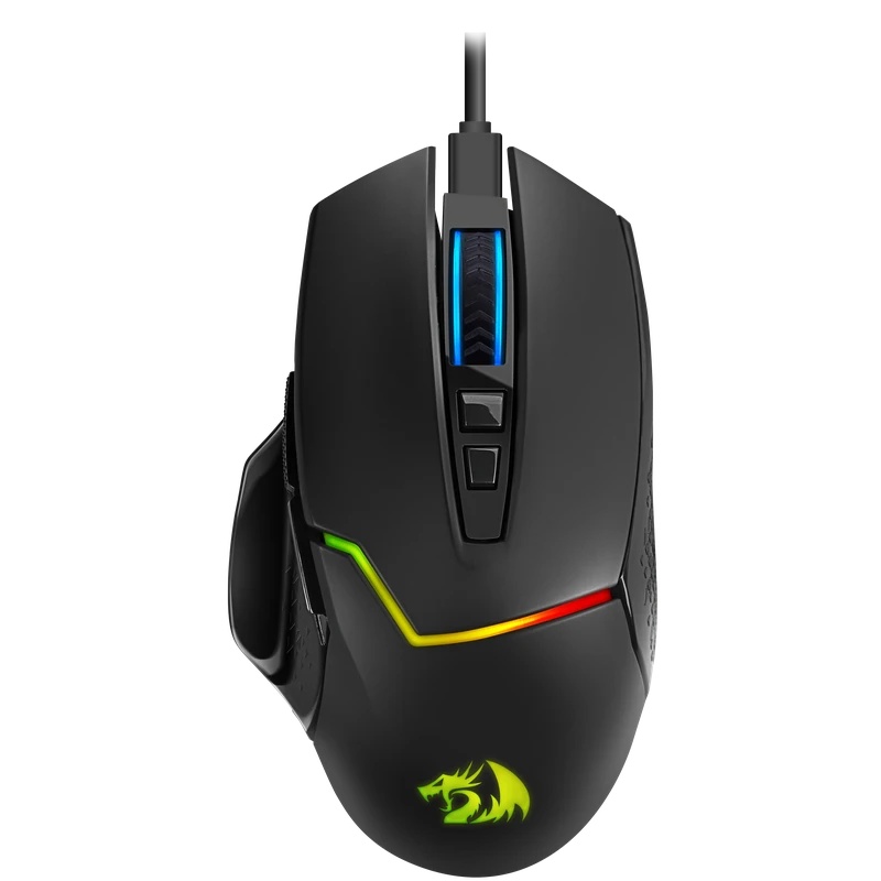 Мышь беспроводная Defender Redragon Mirage Pro черный, 8000 dpi, радиоканал, USB, кнопки - 9