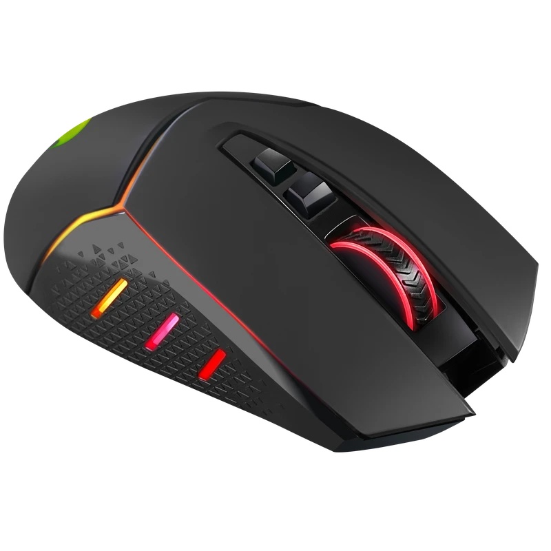 Мышь беспроводная Defender Redragon Mirage Pro черный, 8000 dpi, радиоканал, USB, кнопки - 9