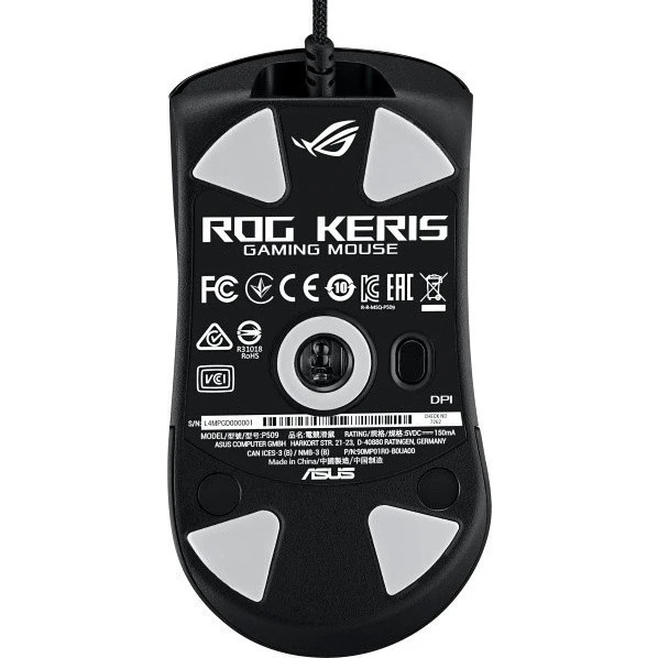 Мышь проводная ASUS ROG Keris черный, 16000 dpi, USB, кнопки - 7