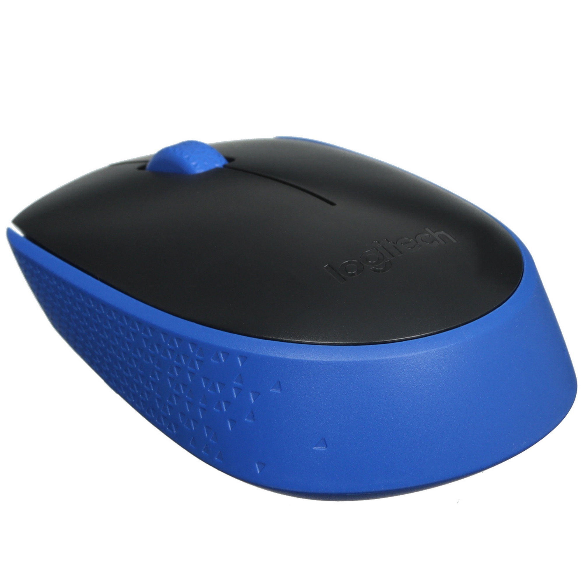 Мышь беспроводная Logitech M171 синий, 1000 dpi, радиоканал, USB, кнопки - 3