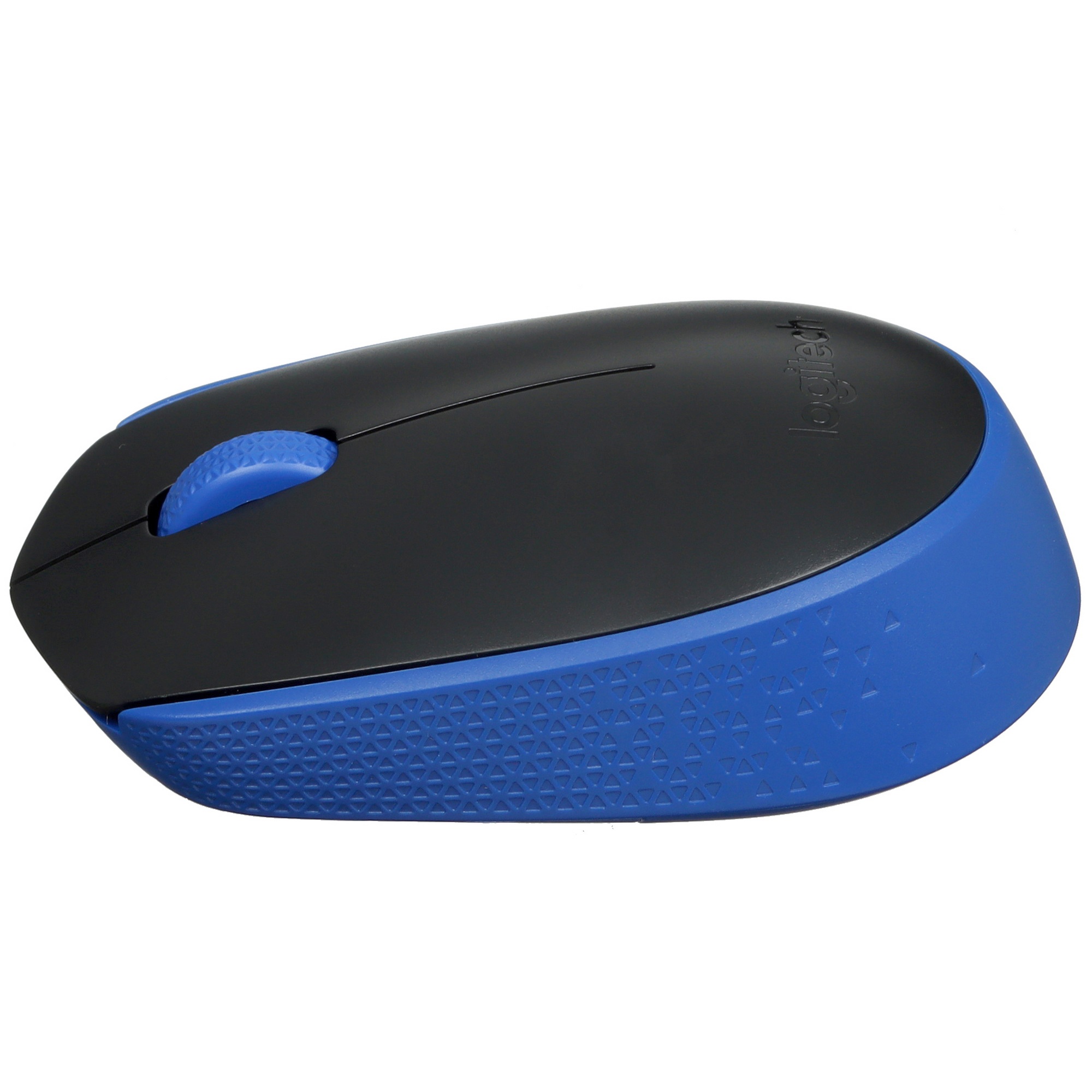 Мышь беспроводная Logitech M171 синий, 1000 dpi, радиоканал, USB, кнопки - 3