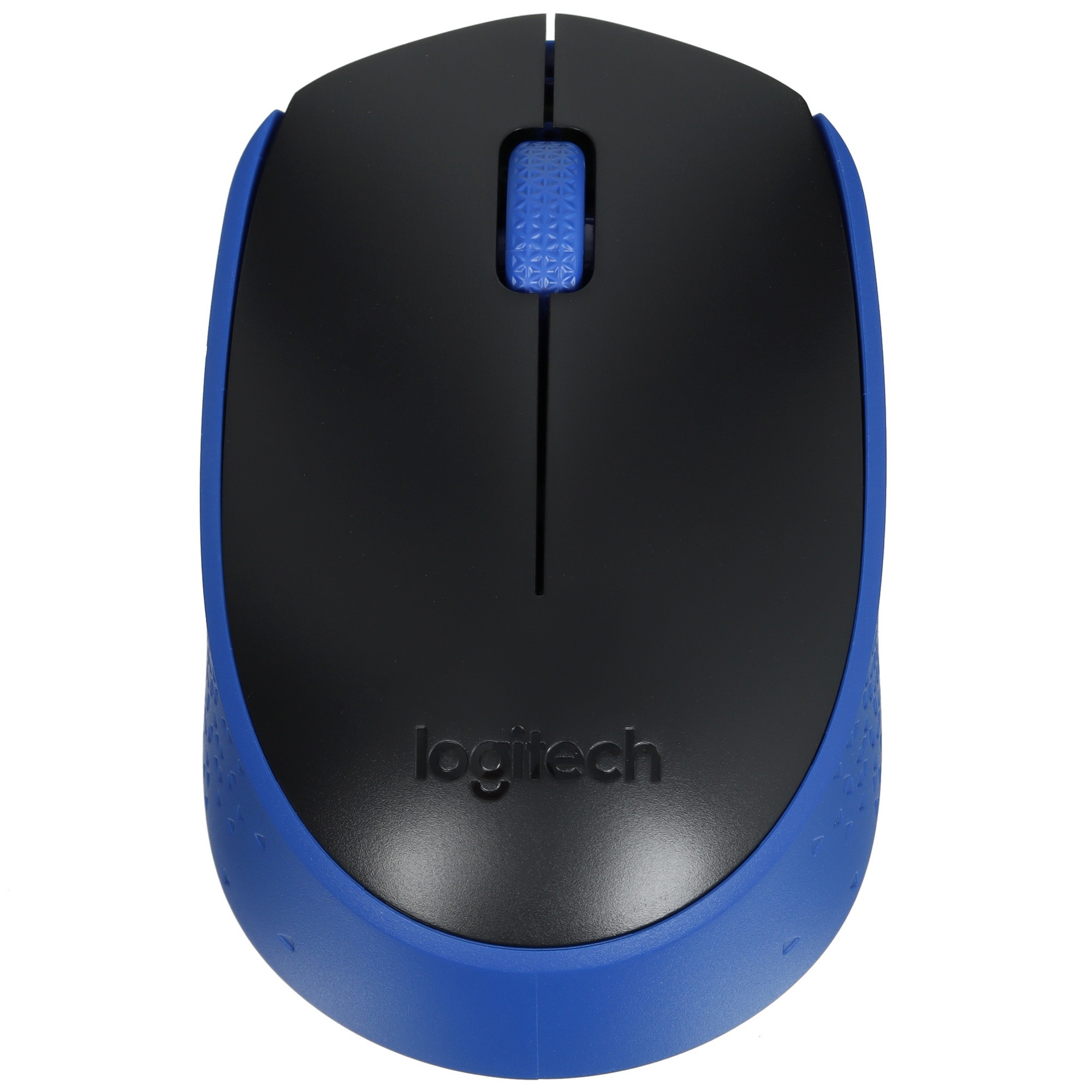 Мышь беспроводная Logitech M171 синий, 1000 dpi, радиоканал, USB, кнопки - 3