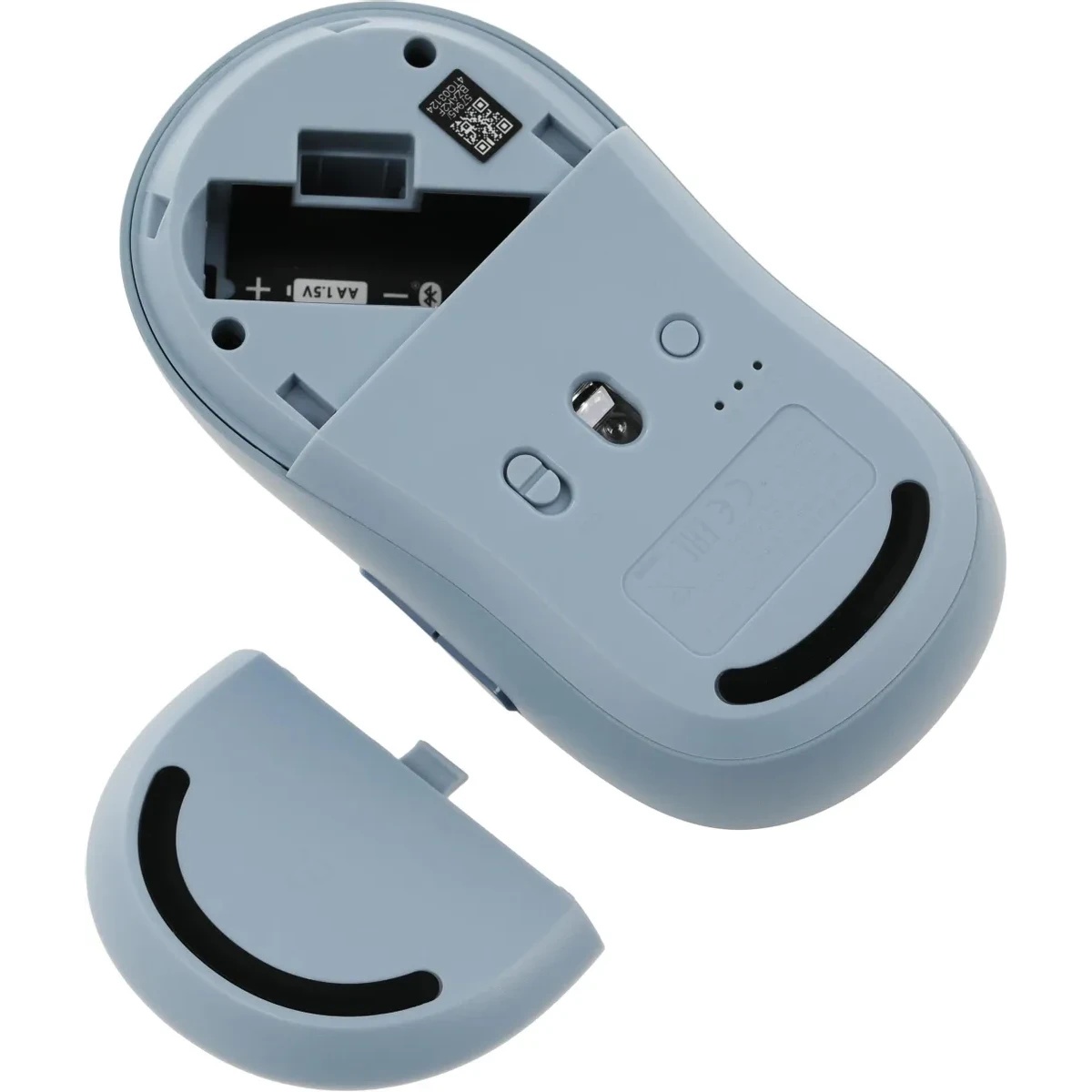Мышь беспроводная Xiaomi Wireless Mouse 3 синий, 1200 dpi, радиоканал, Bluetooth, USB, кнопки - 5