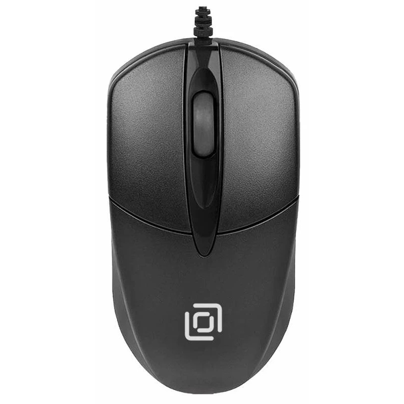 Мышь проводная Oklick 275M черный, 1000 dpi, USB, кнопки - 3
