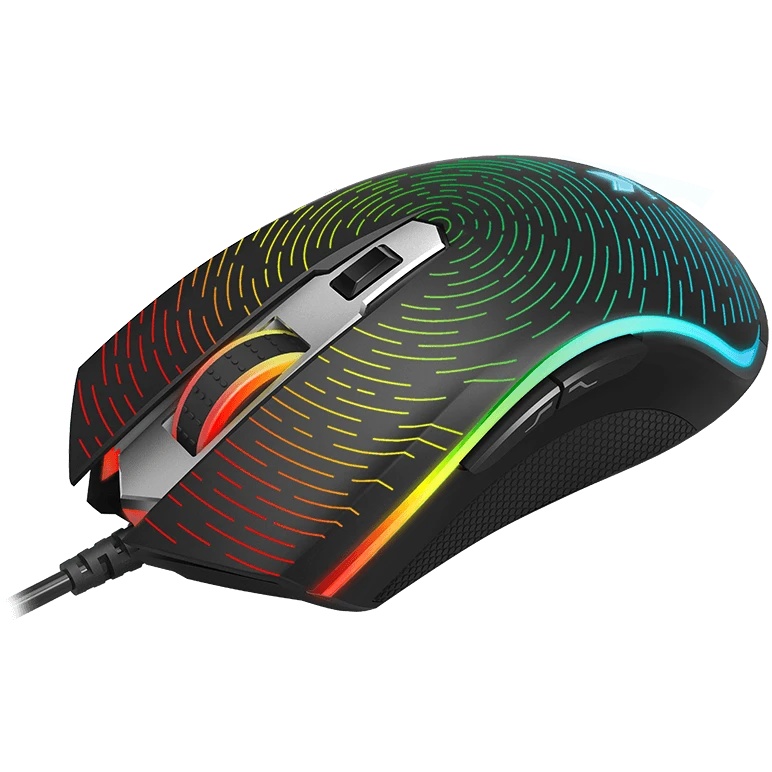 Мышь  Rapoo V25S черный оптическая (2000dpi) USB2.0 (5but)