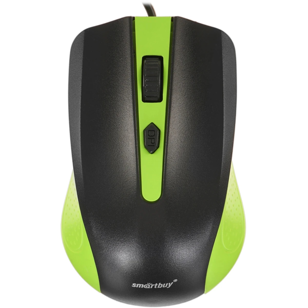 Мышь проводная Smartbuy ONE 352 зелено-черная [SBM-352-GK]