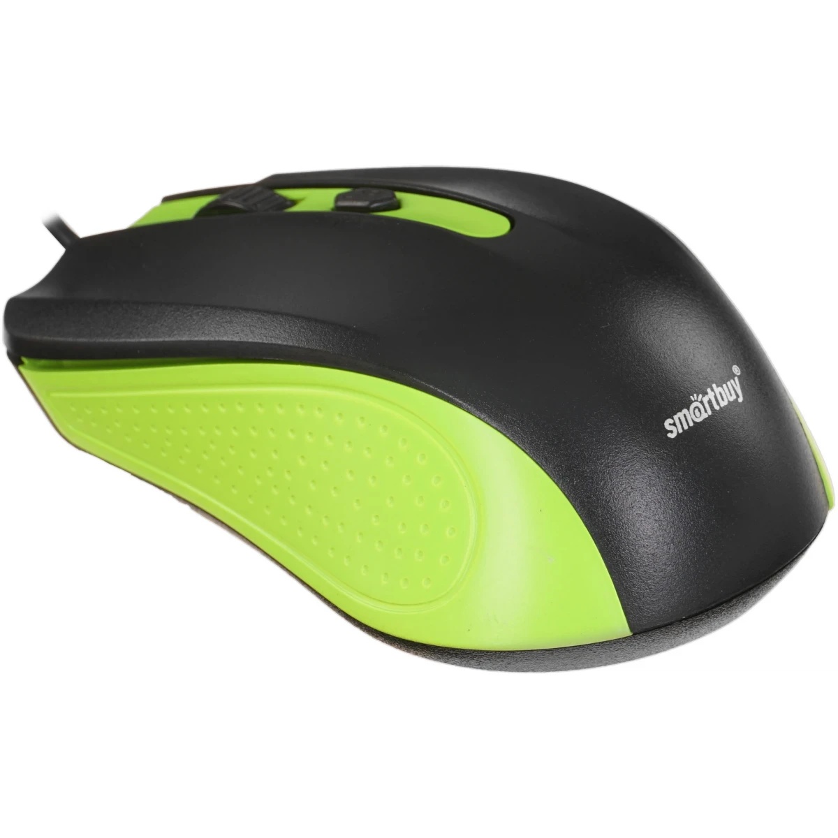 Мышь проводная Smartbuy ONE 352 зелено-черная [SBM-352-GK]