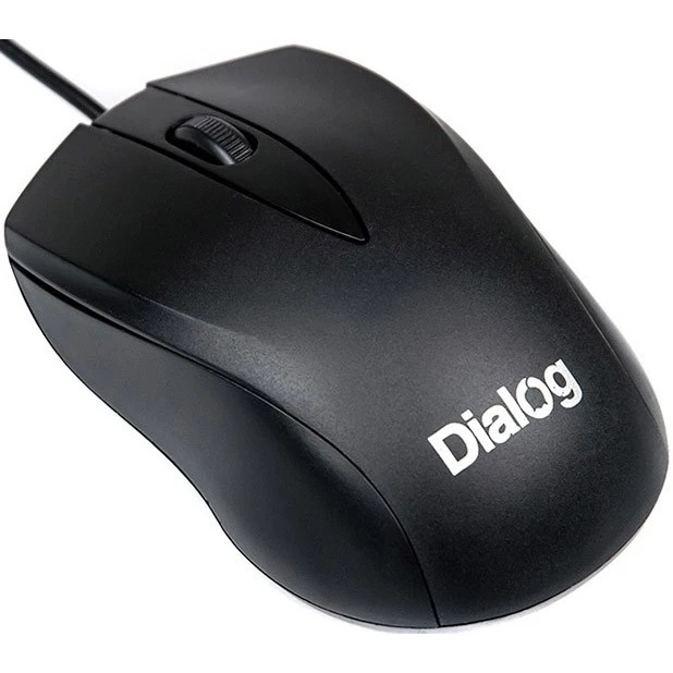 Мышь проводная Dialog Comfort MOС-15U черный, 1200 dpi, USB, кнопки - 3
