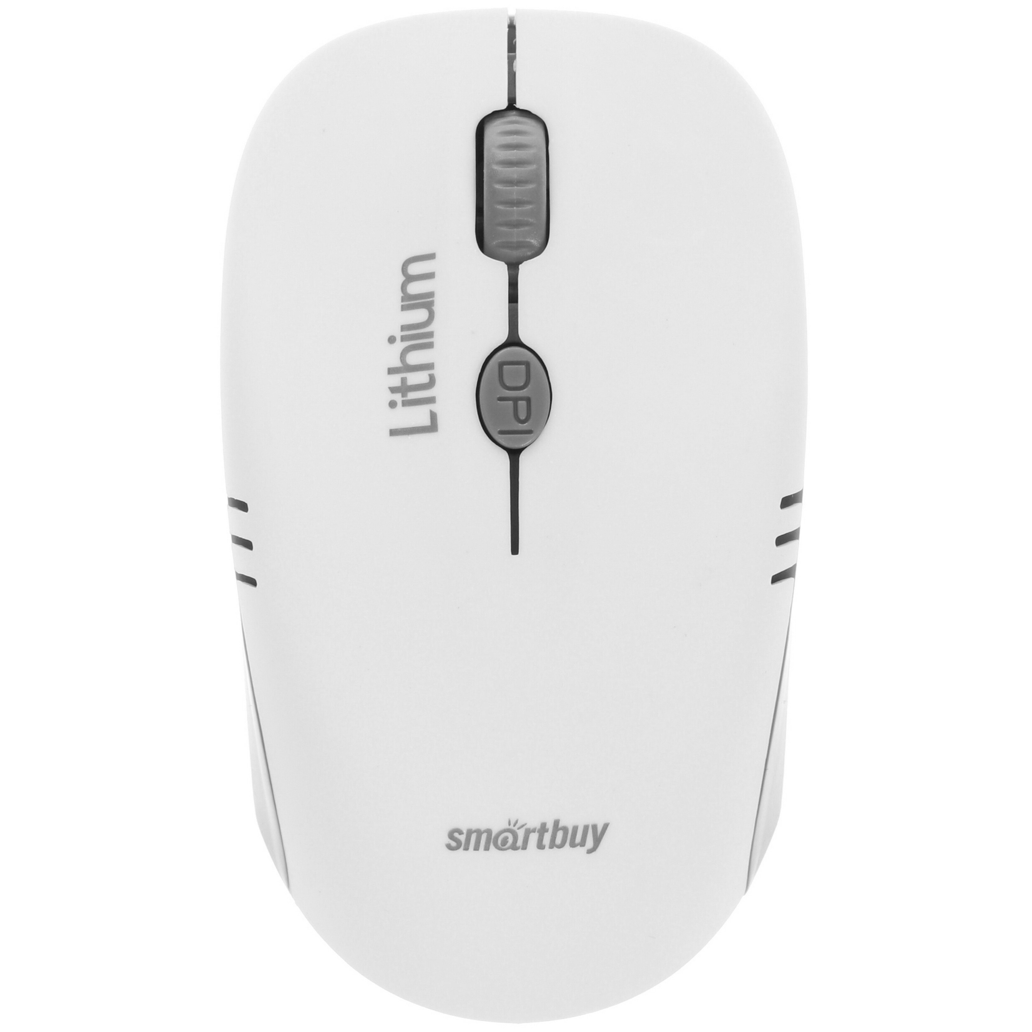 Мышь беспроводная с зарядкой от USB Smartbuy ONE 344CAG бело-серая SBM-344CAG-WG