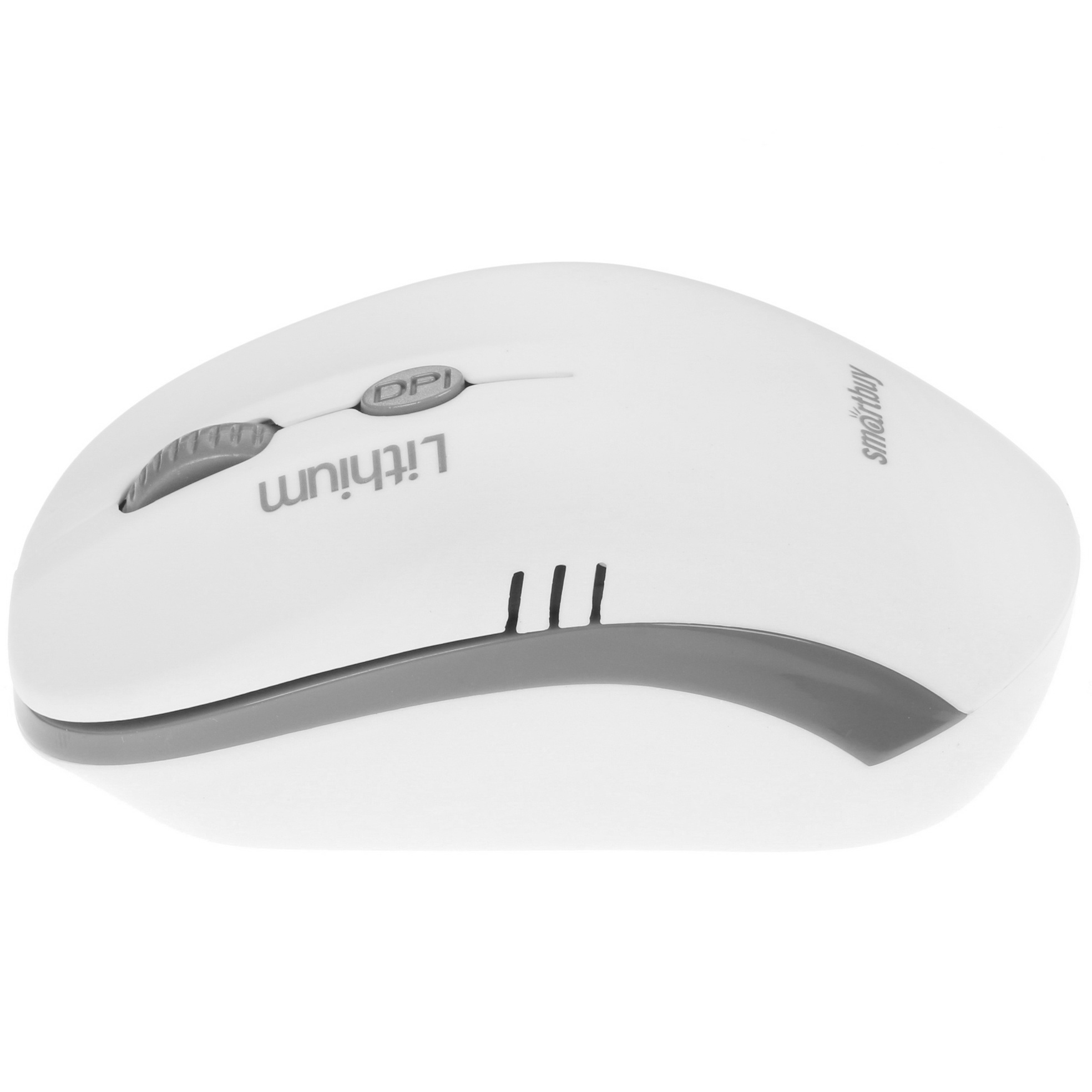 Мышь беспроводная с зарядкой от USB Smartbuy ONE 344CAG бело-серая SBM-344CAG-WG