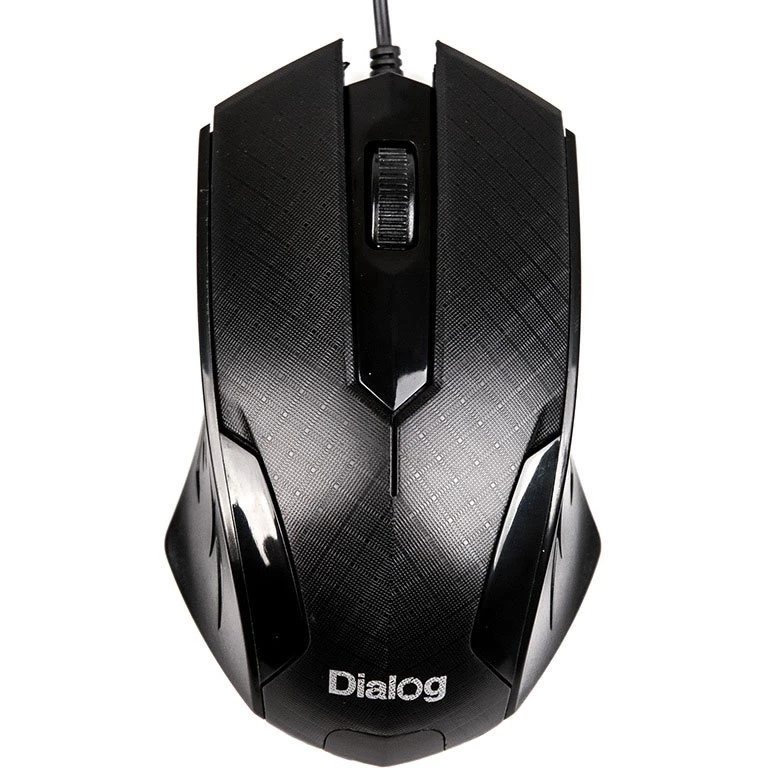 Мышь Dialog Pointer MOP-07U Black USB, оптическая мышь, 3 кнопки + ролик