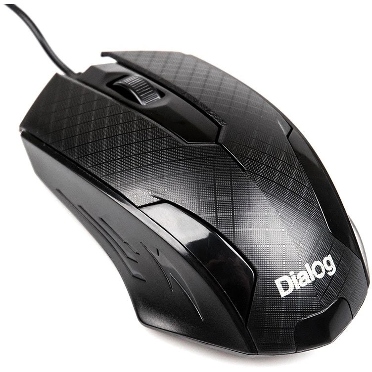 Мышь Dialog Pointer MOP-07U Black USB, оптическая мышь, 3 кнопки + ролик