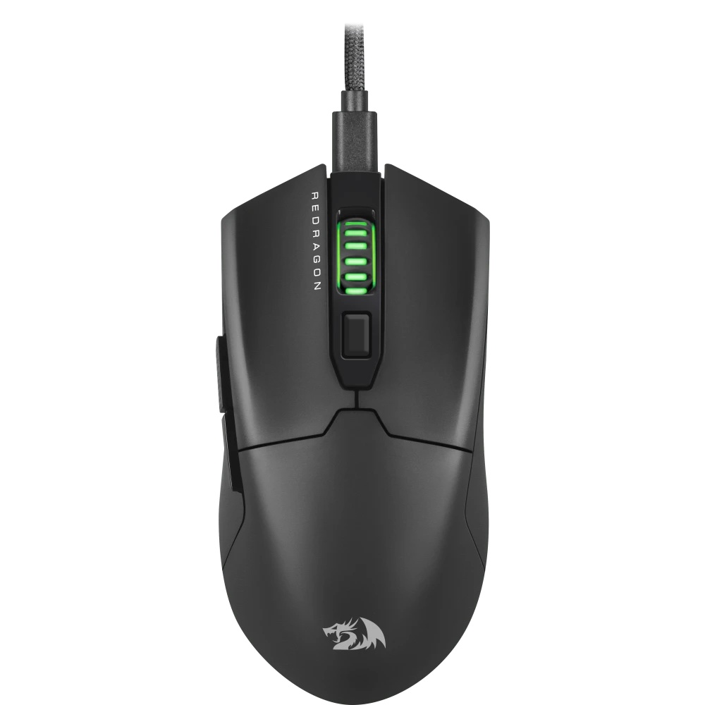Игровая мышь REDRAGON FYZU чёрная (USB, Pixart P3395, Huano, 6 кн., 26000 Dpi, RGB подсветка)