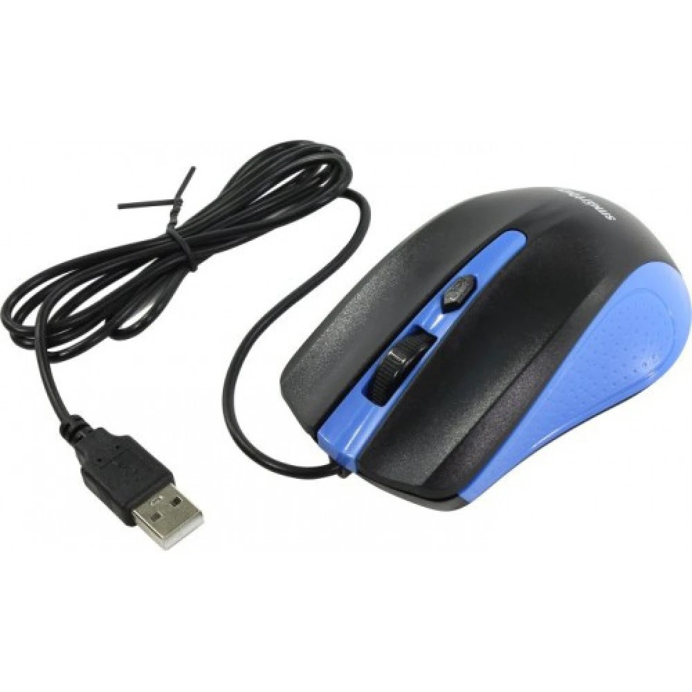 Мышь проводная Smartbuy ONE 352 сине-черная [SBM-352-BK]