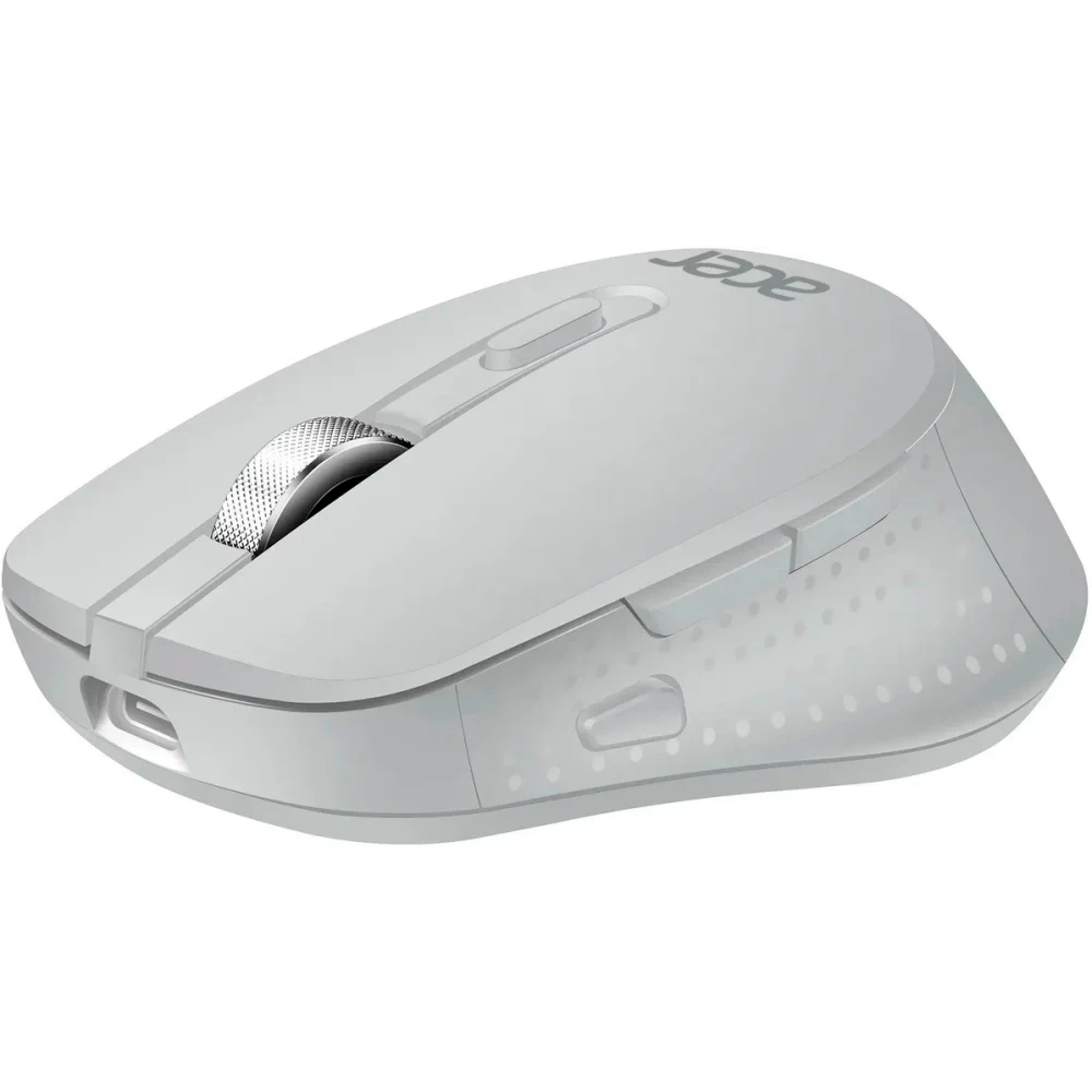 Мышь беспроводная Acer OMR310 светло-серый, 1600 dpi, радиоканал, Bluetooth, USB, кнопки - 7
