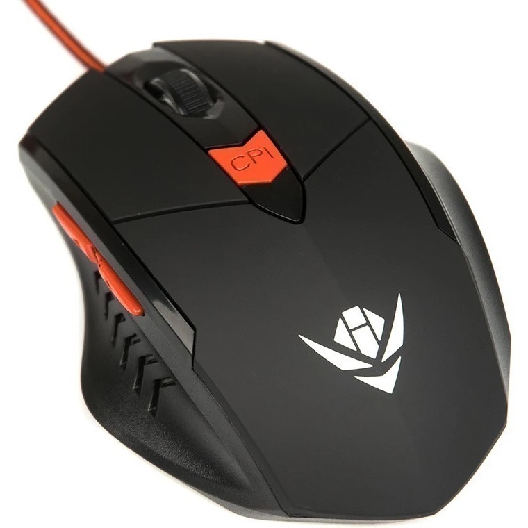Мышь Dialog MOG-11U Nakatomi Gaming - 6 кнопок + ролик, USB ,черная