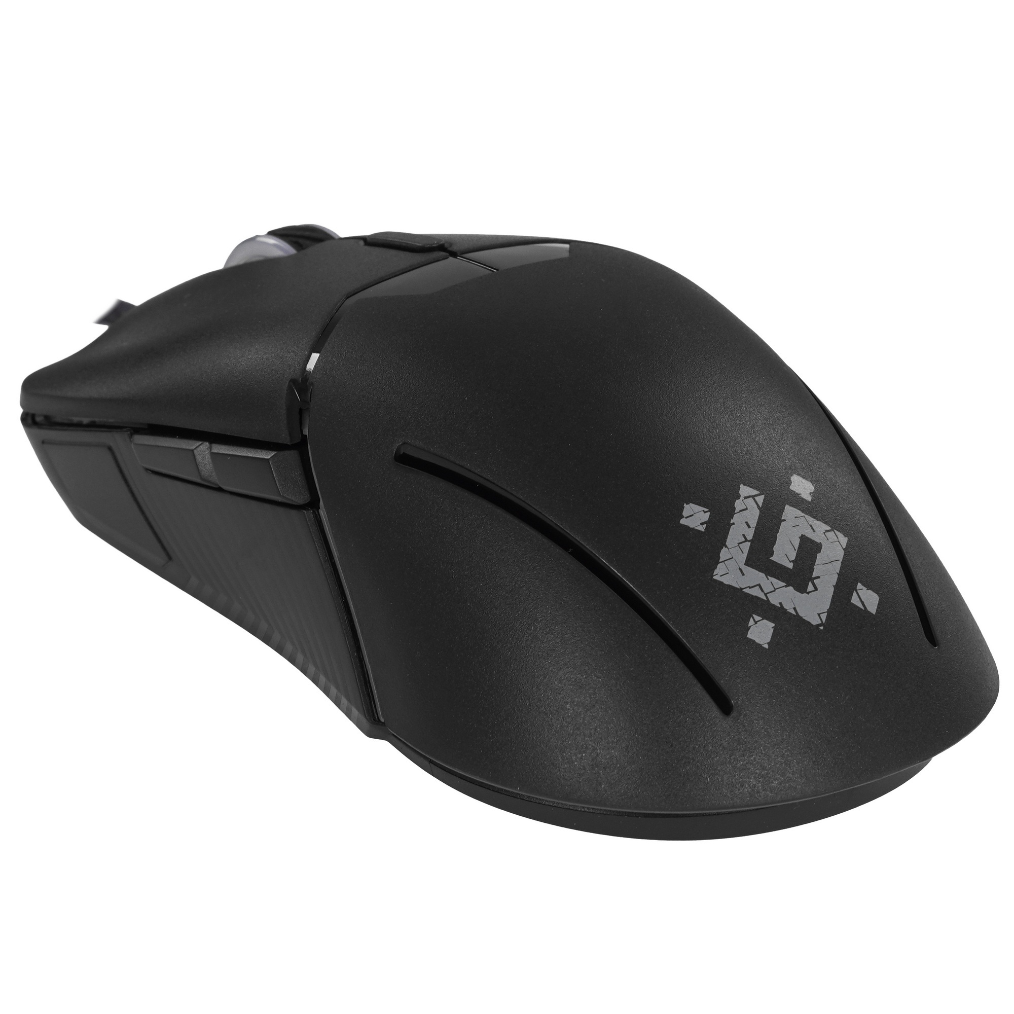 Игровая мышь DEFENDER LONGSHOT черная (6 кнопок, 3600 dpi, подсветка, USB, GM-049)